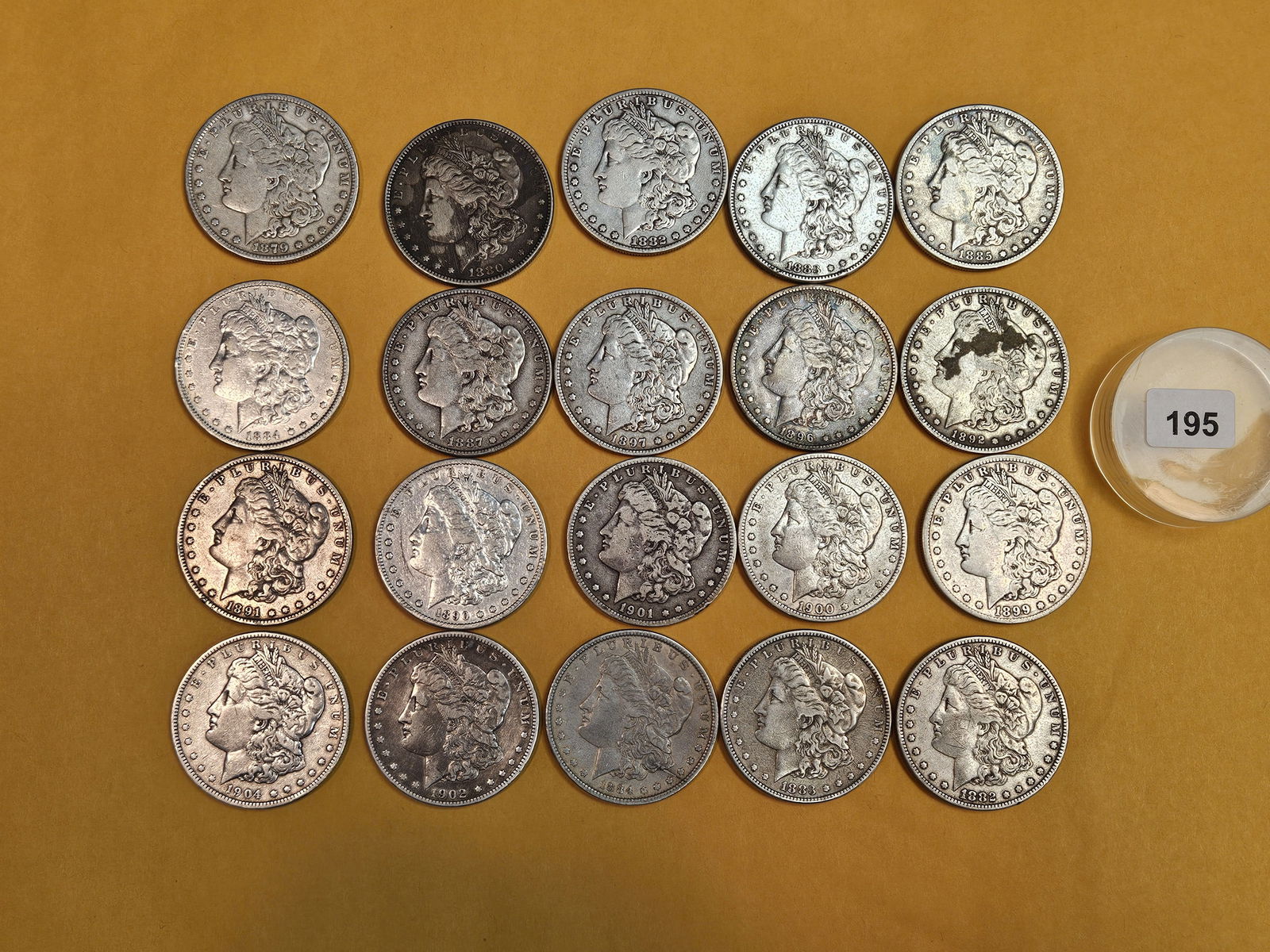 ** FULL ROLL ** Twenty Morgan Silver Dollars (1 of 6)