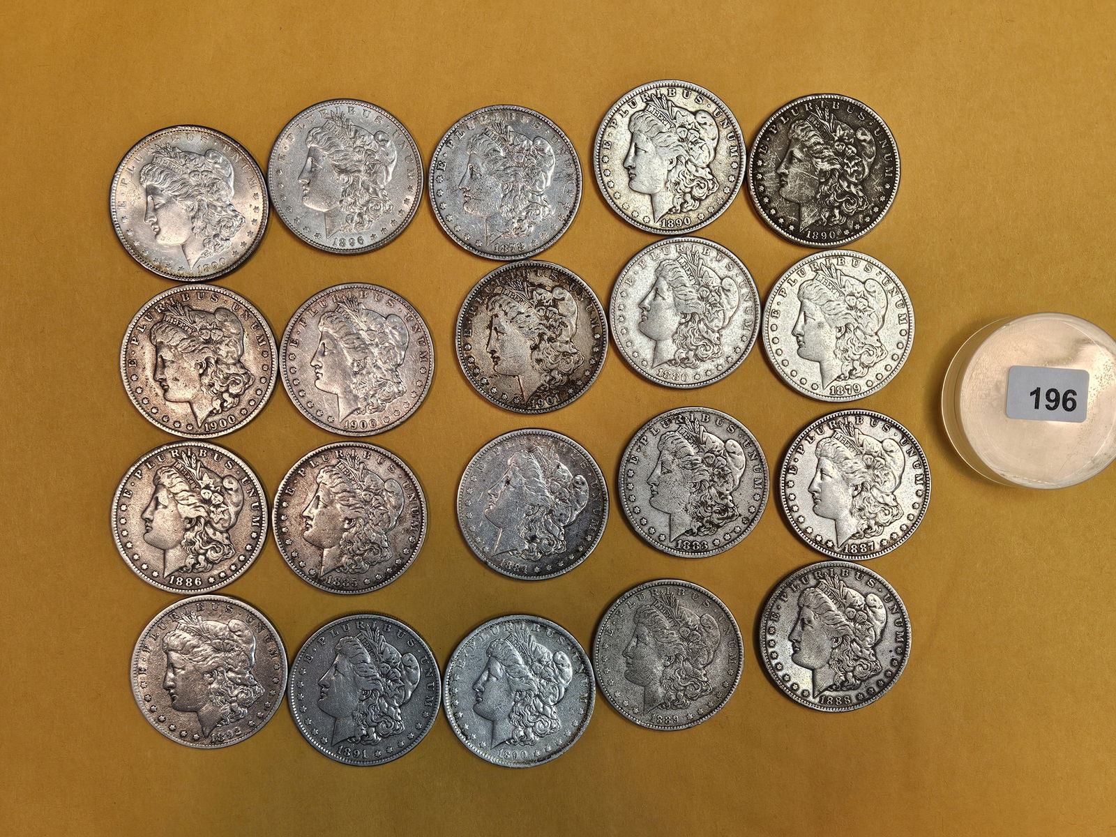 ** FULL ROLL ** Twenty Morgan Silver Dollars (1 of 6)