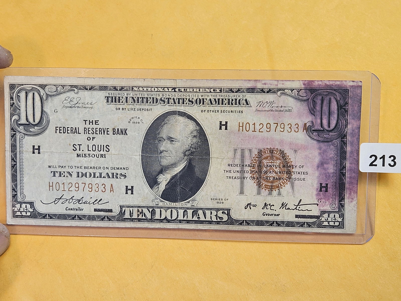 Series of 1928 Ten Dollar national Currency (1 of 2)