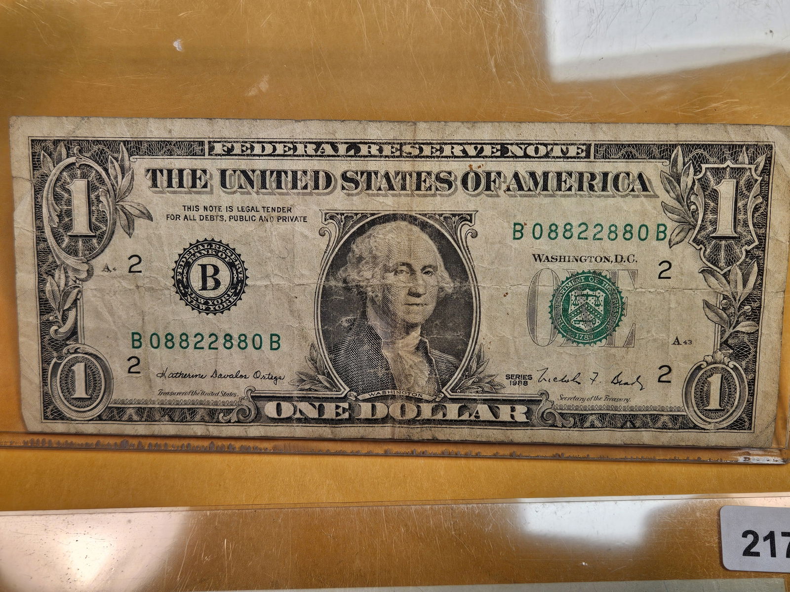 Two US notes with Fun Serial Numbers - 2