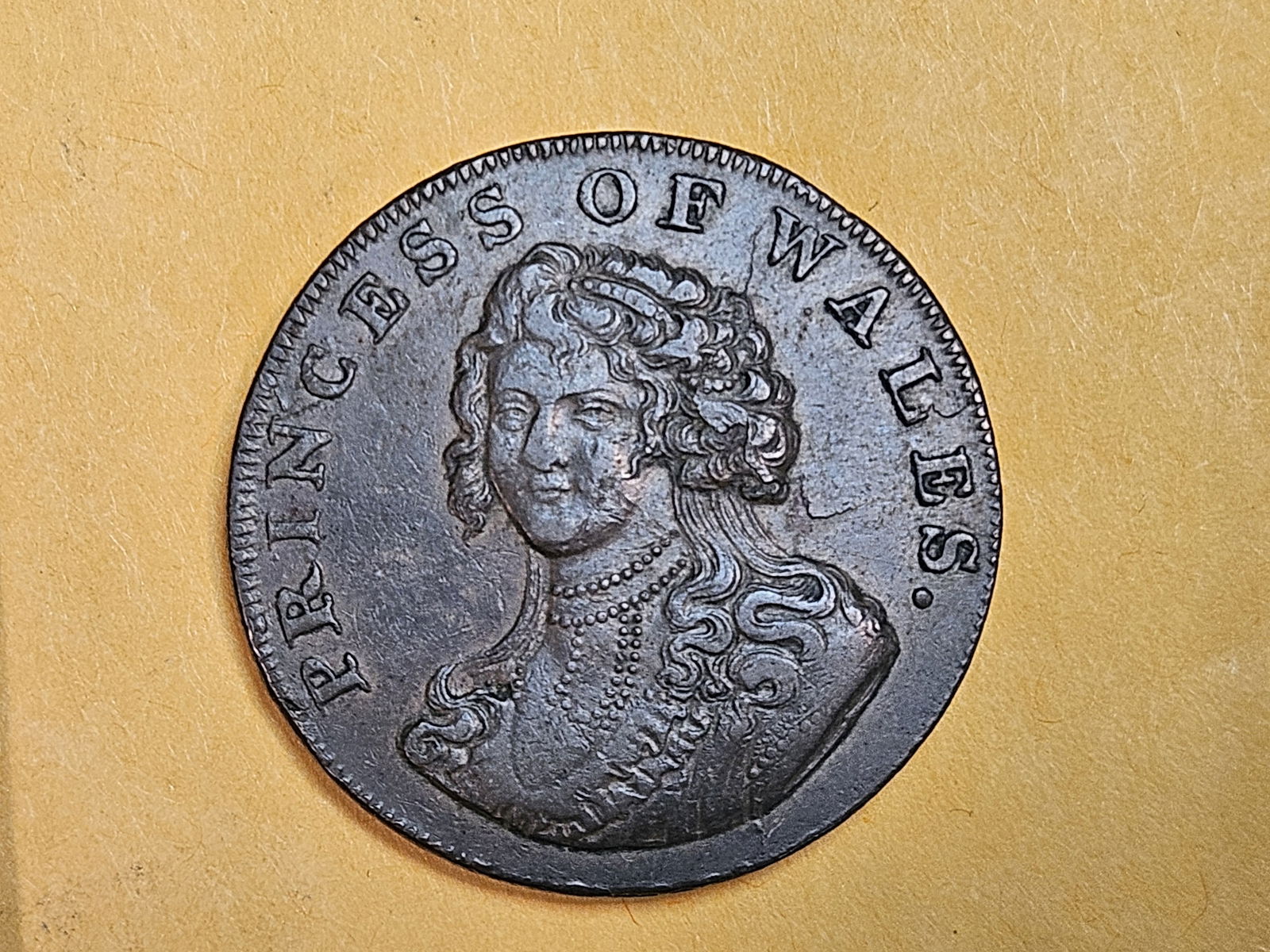 CONDER! Choice About Uncirculated 1795 Copper halfpenny Conder Token - 4