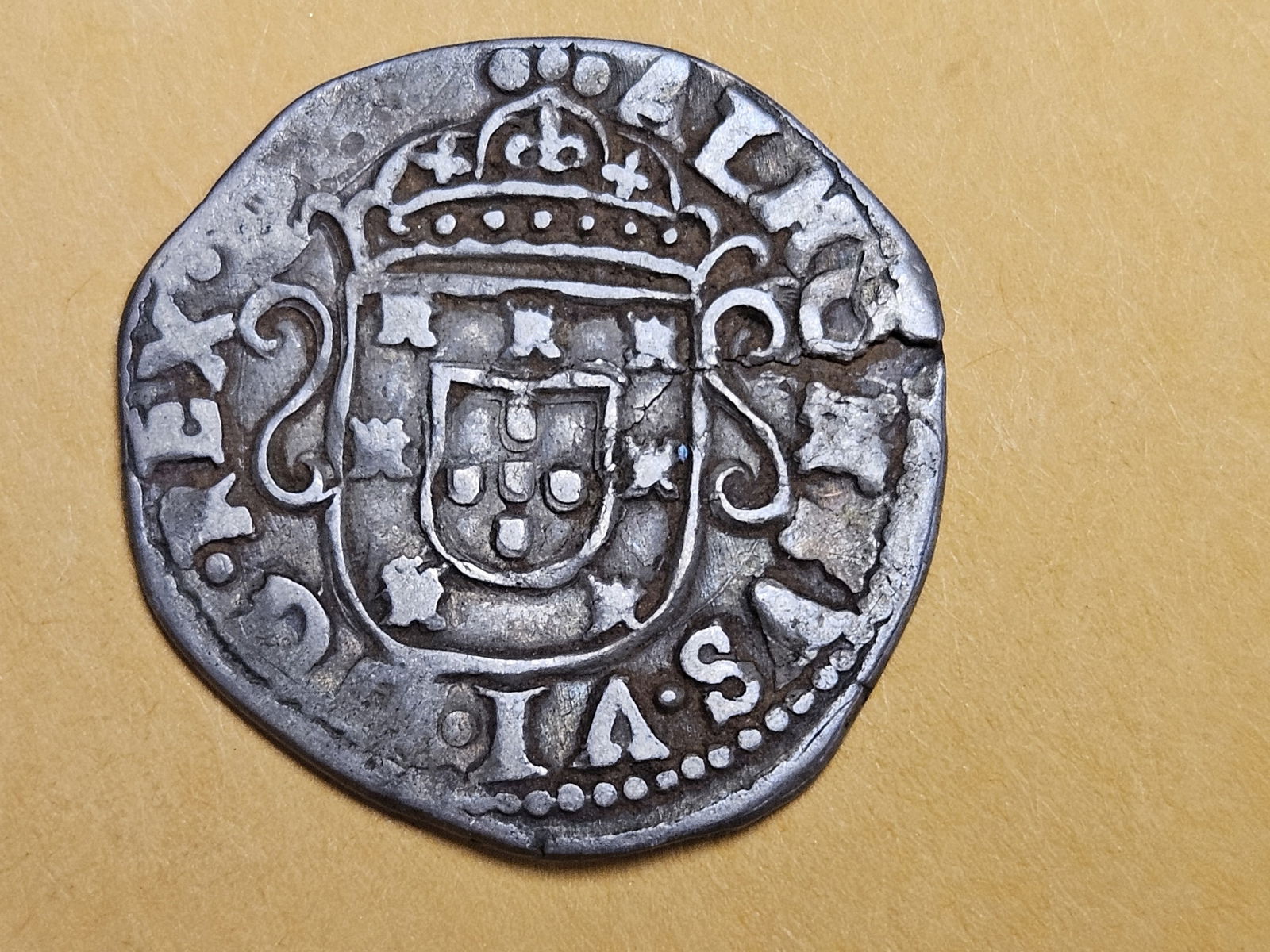 1656 - 1667 Portugal silver tostoa (1 of 3)