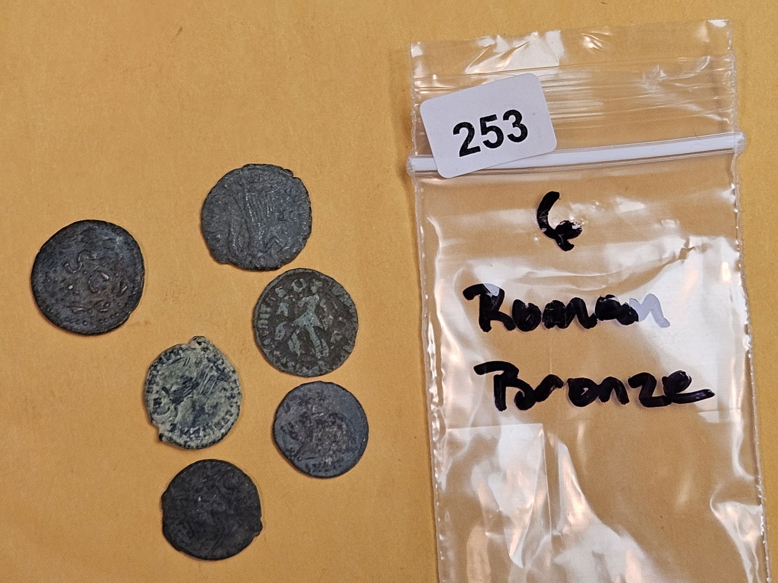 ANCIENTS! Six Roman Bronze coins (1 of 3)