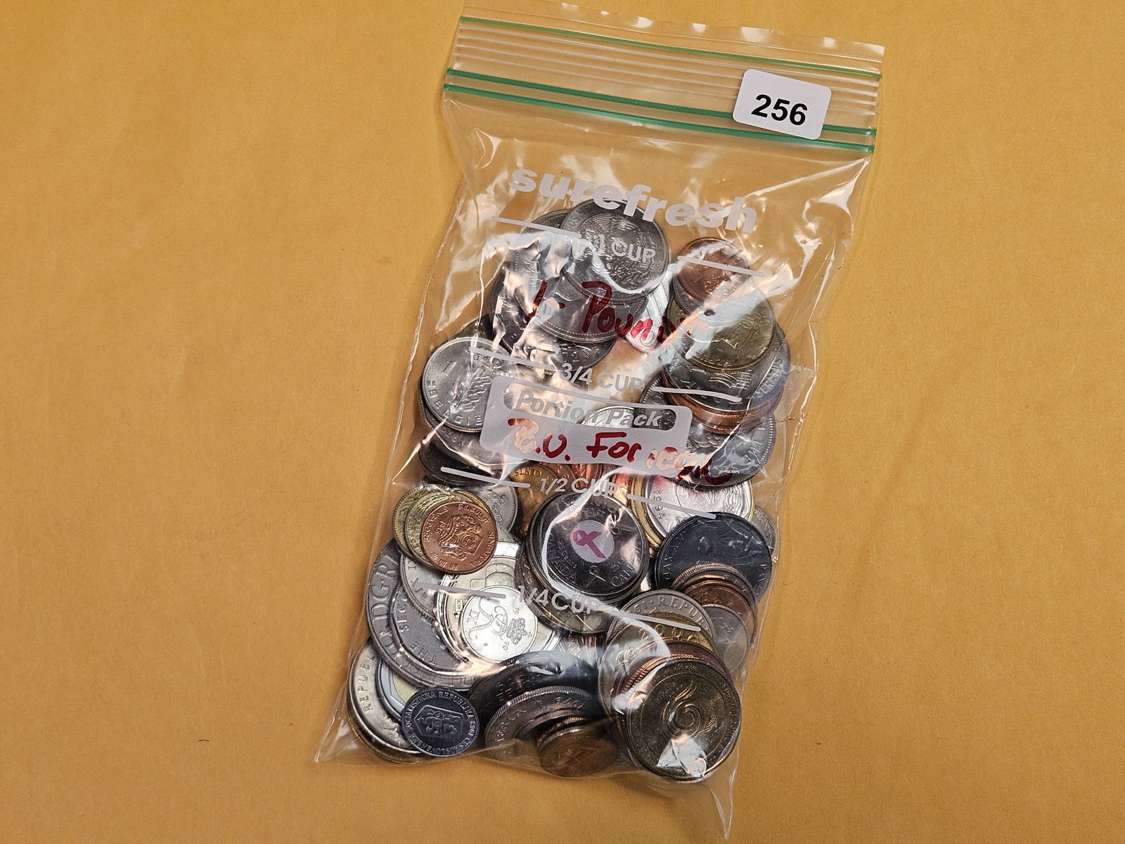 ONE POUND of Mixed, Brilliant Uncirculated, World Coins (1 of 2)