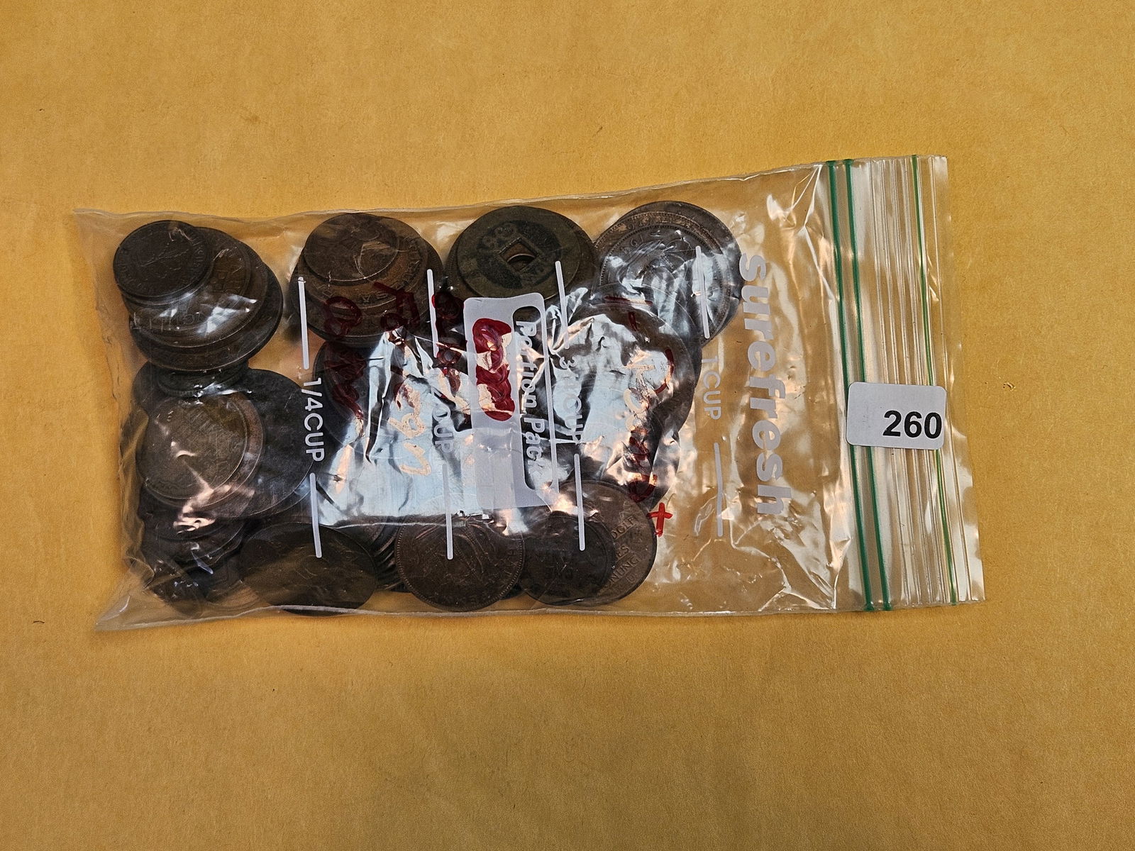 ONE POUND of Mixed, older, Copper, World Coins (1 of 2)