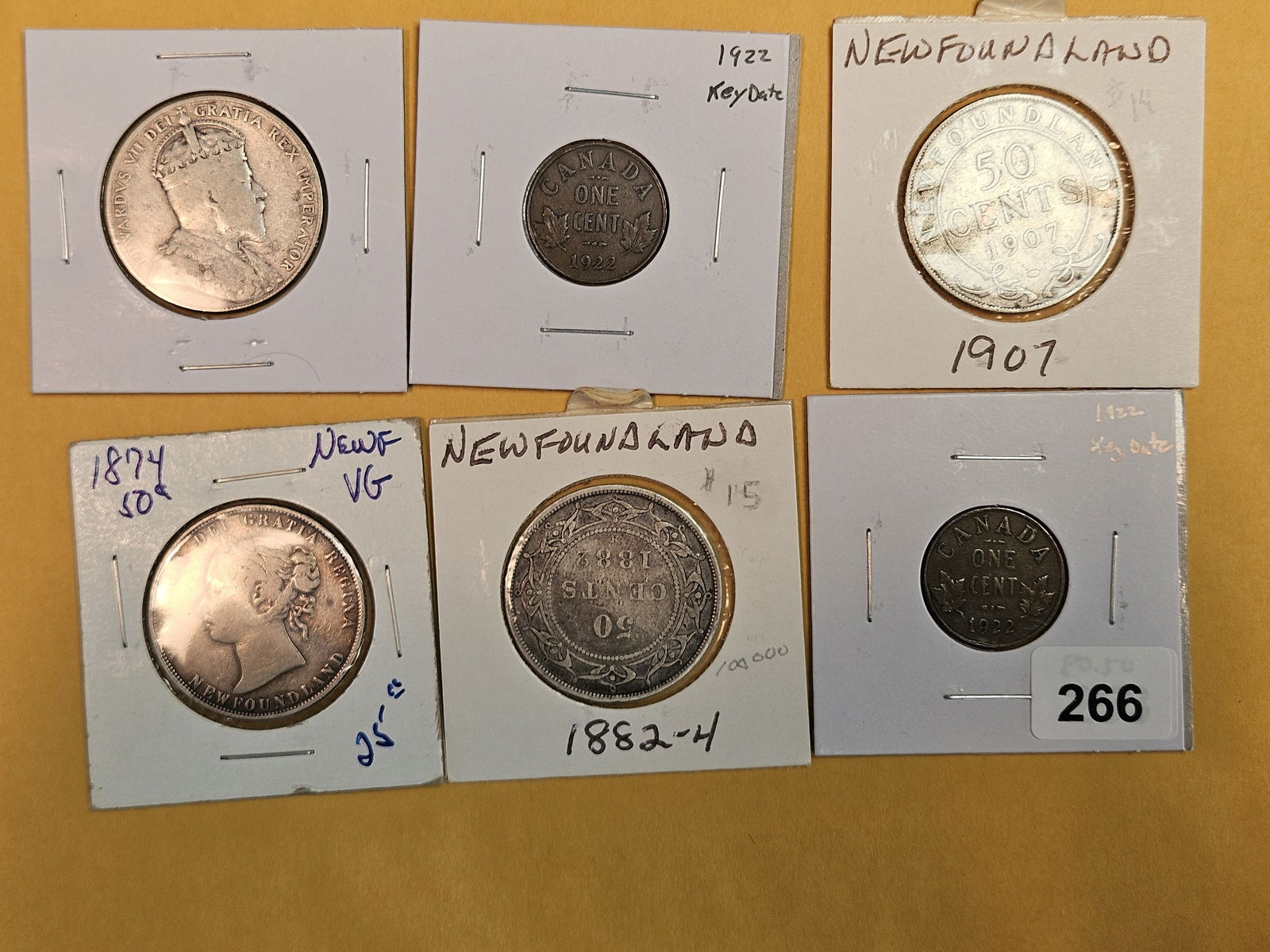 Six Key Date and Better Date World coins (1 of 6)