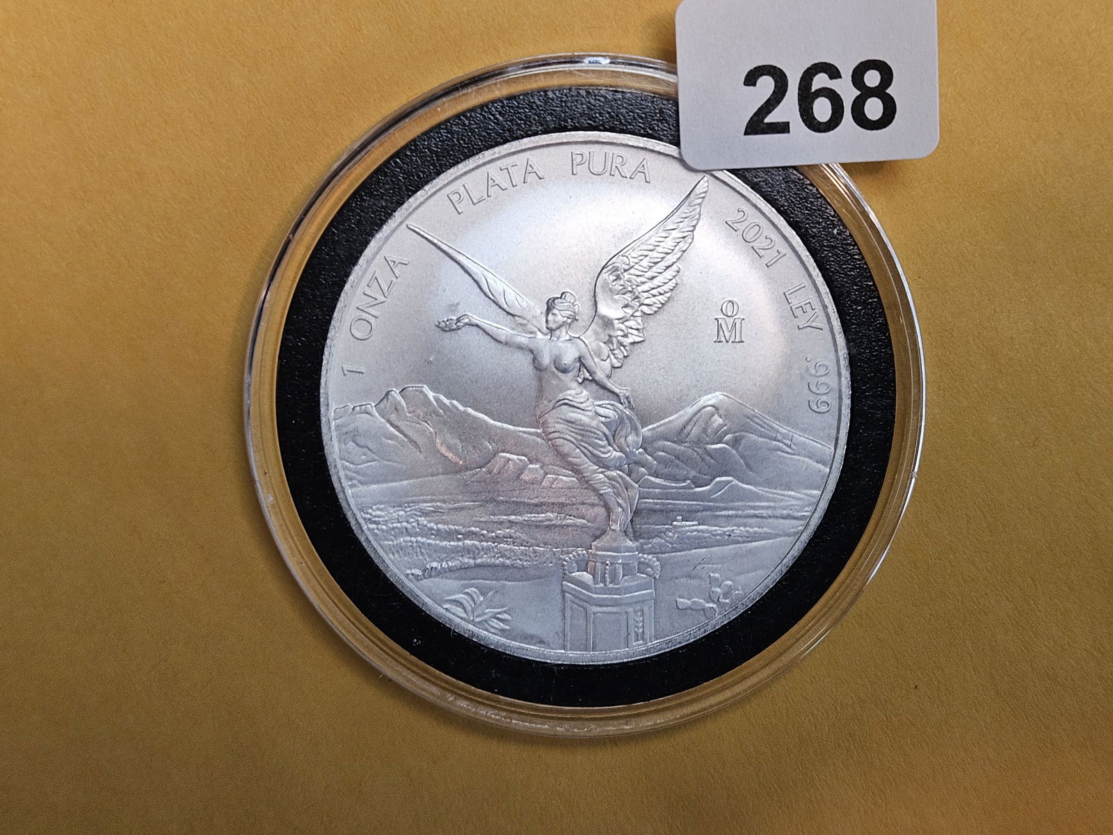 GEM Brilliant Uncirculated 2021 Mexico silver Onza (1 of 3)