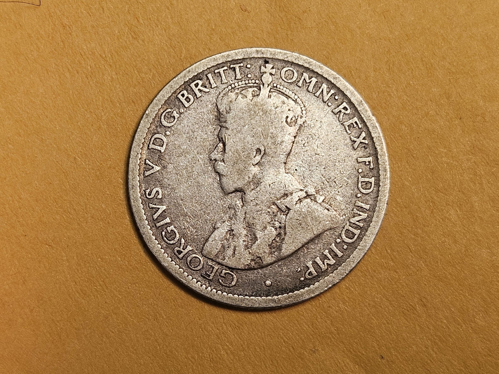 KEY DATE! 1918-M Australia silver 6 pence (1 of 4)