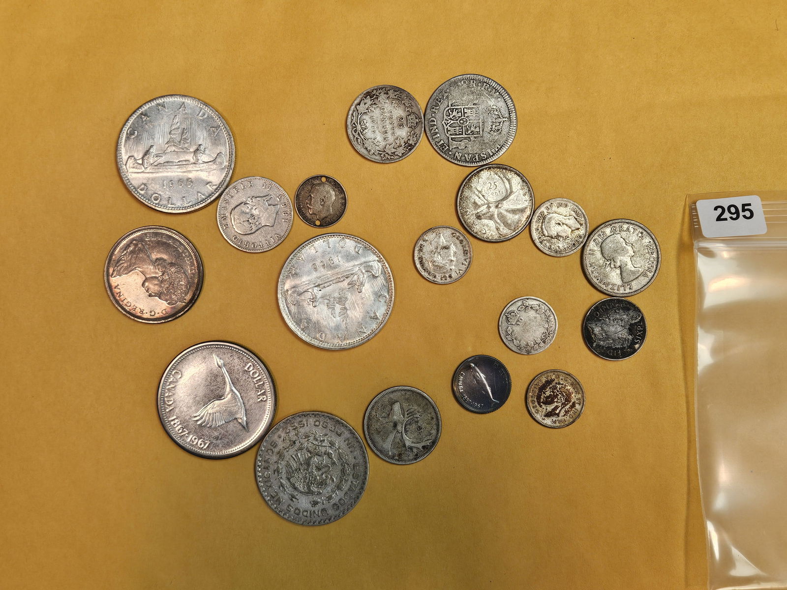 Bag of SILVER, Mixed, World Coins (1 of 2)