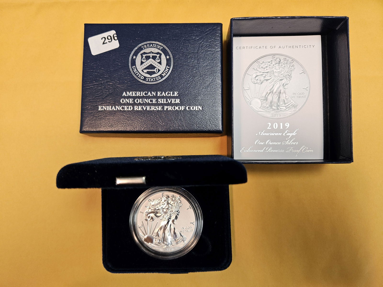 GEM 2019 Enhanced Reverse Proof American Silver Eagle (1 of 3)