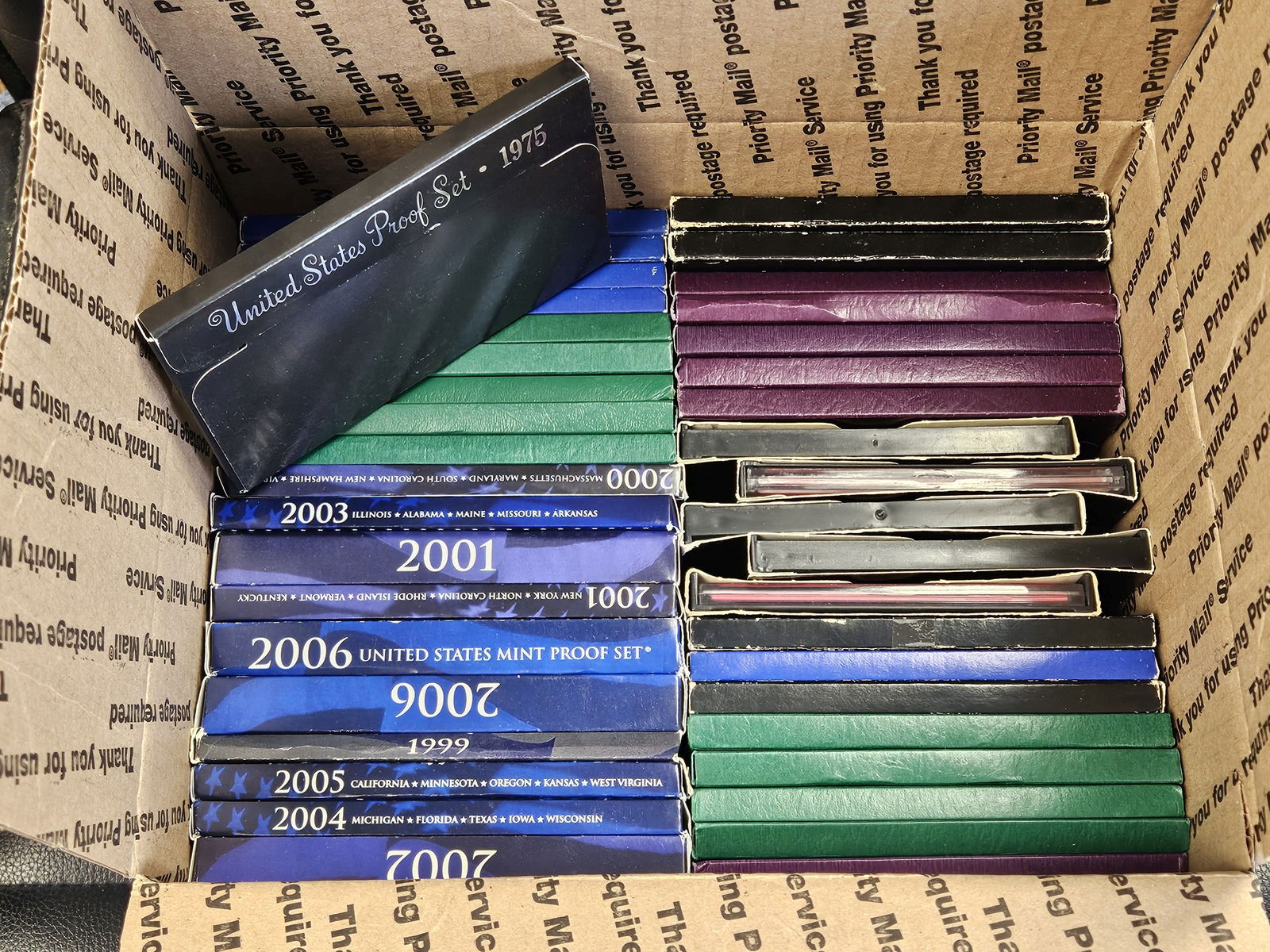 Forty US Proof Sets (1 of 2)