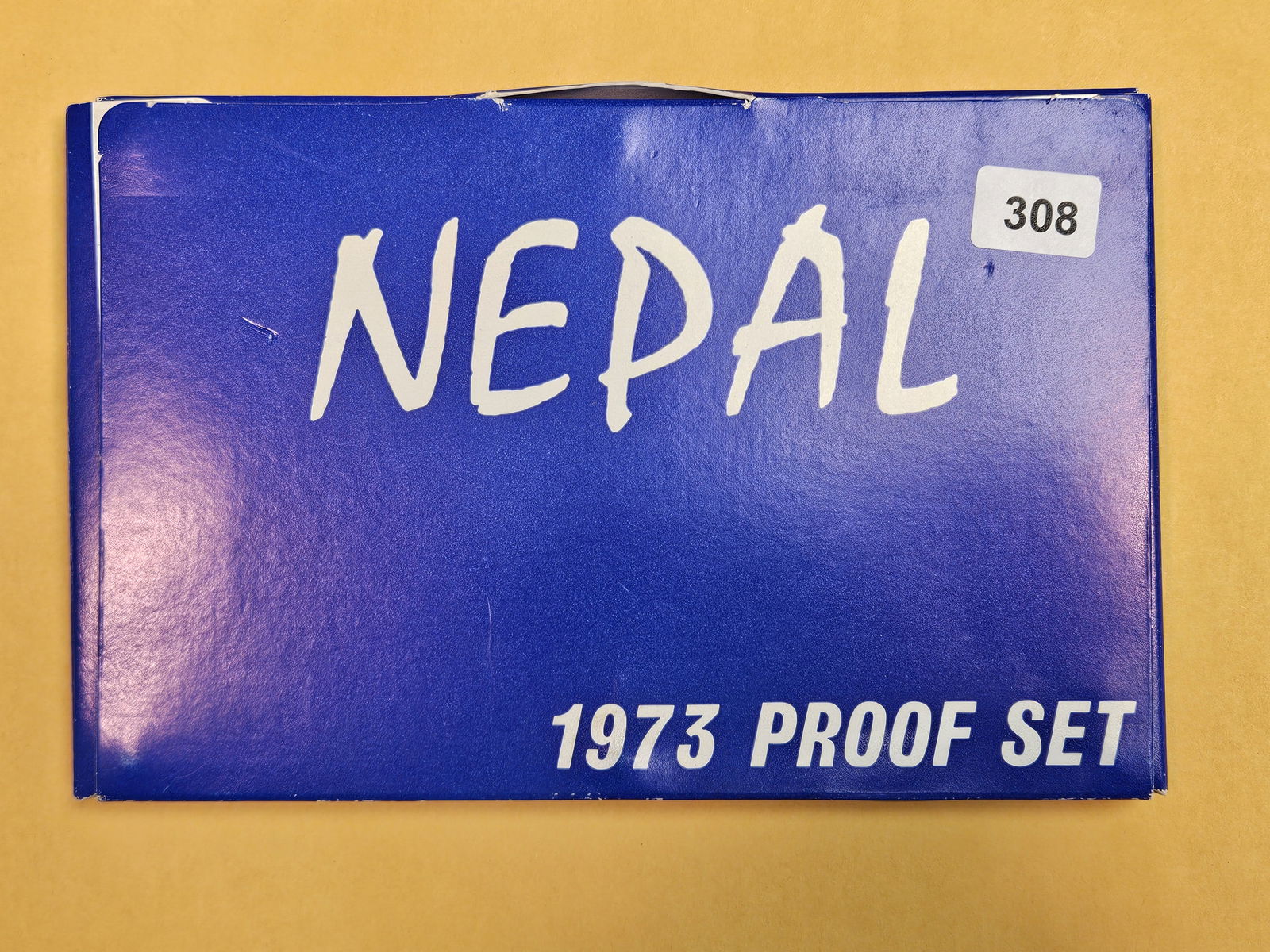 Beautifully toned 1973 Nepal Proof Set: In what I think is original packaging?? 