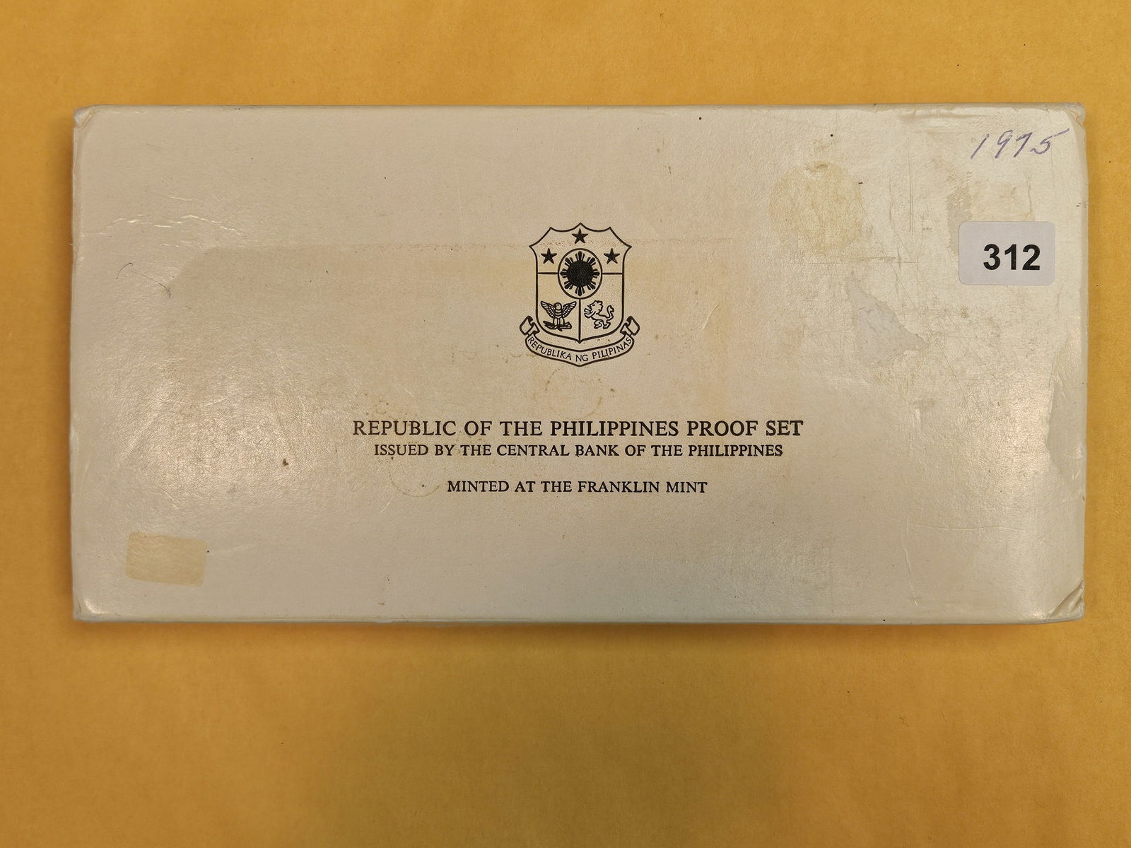 GEM 1975 Philippines silver proof set: Has 1.2166 worth of silver. In OGP 