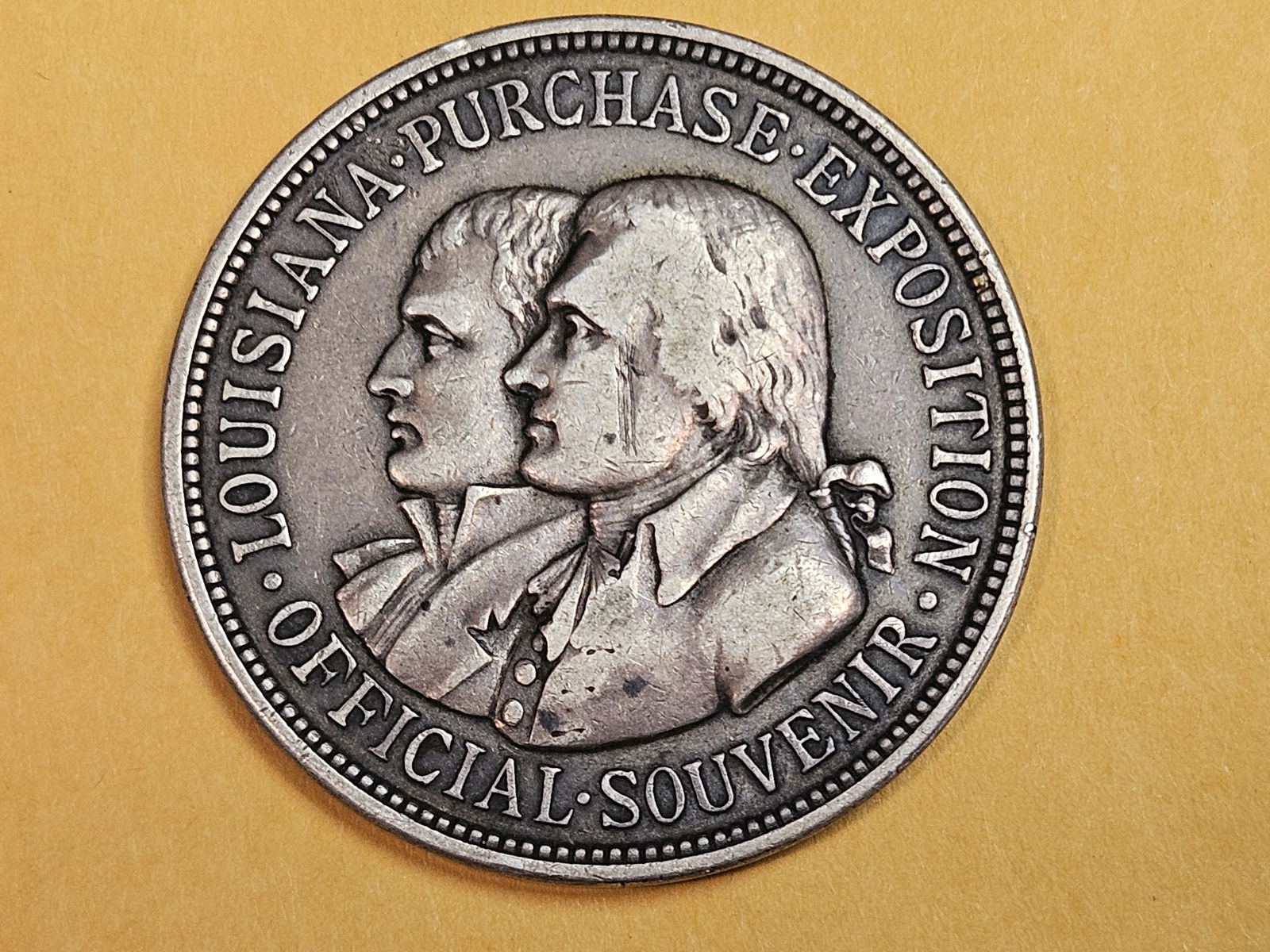 Scarce 1904 Louisiana Purchase Exposition So-Called Dollar: St. Louis Missouri. HK-299