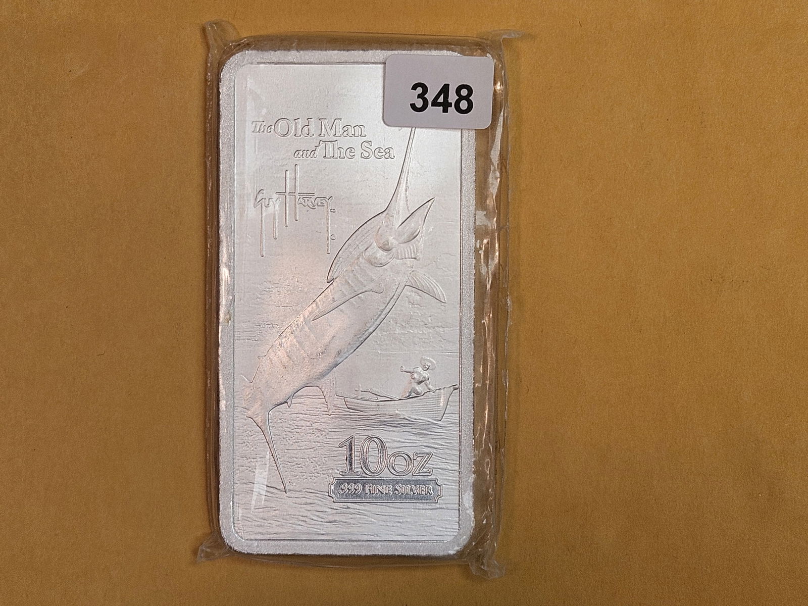 TEN Troy ounce .999 fine art bar (1 of 2)
