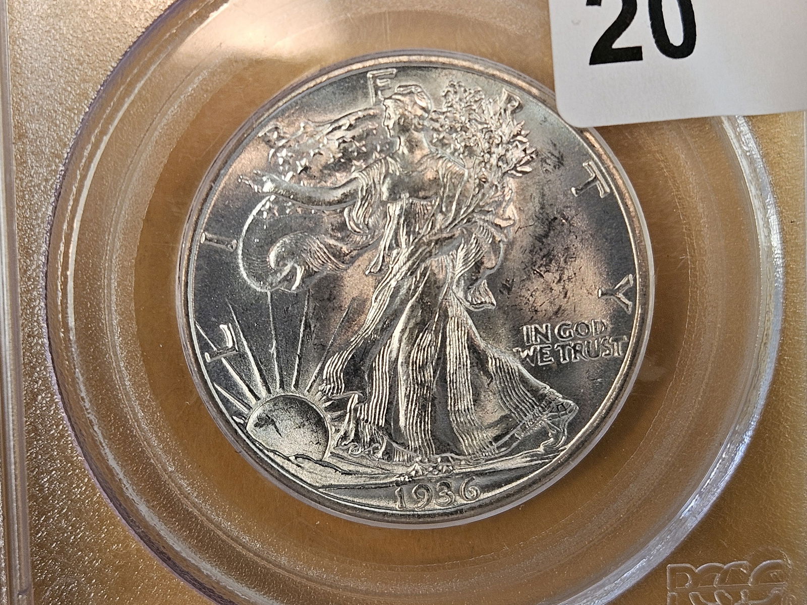 PCGS 1936-D Walking Liberty Half Dollar in Mint State 64 (1 of 4)