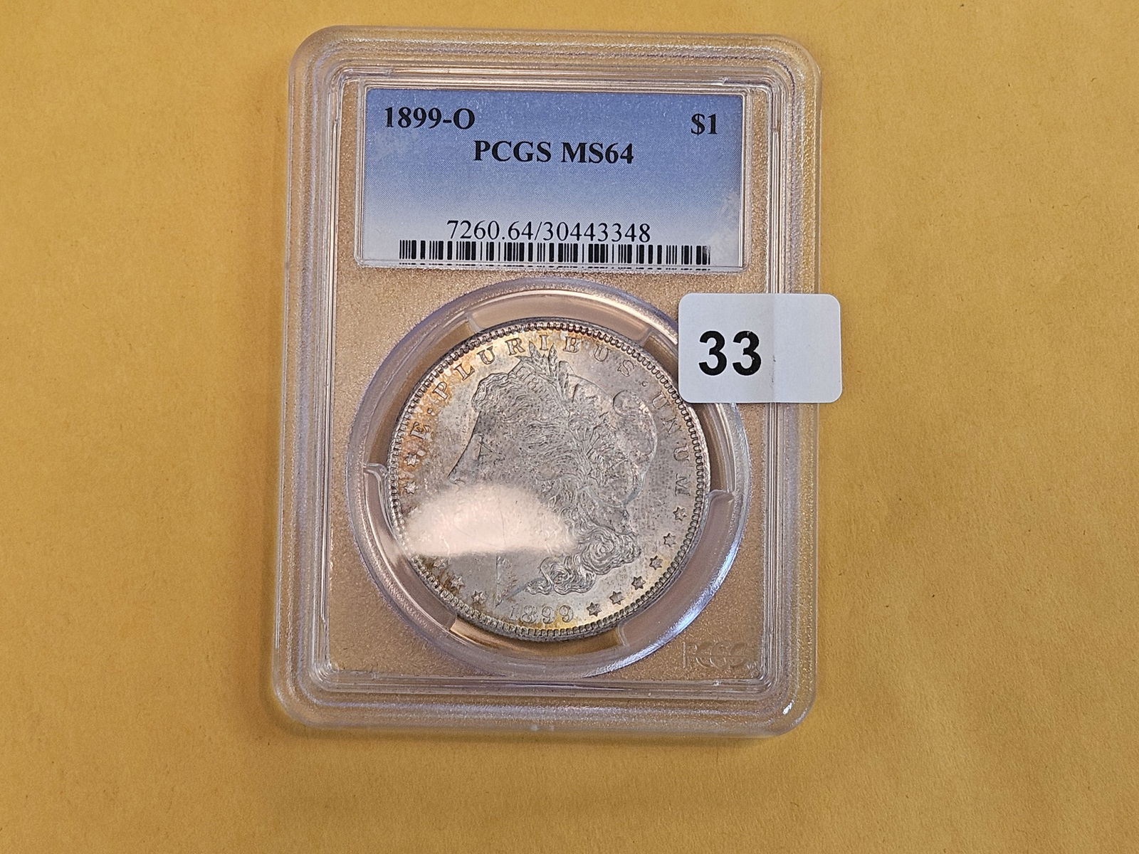 PCGS 1899-O Morgan Dollar in Mint State 64 - 2
