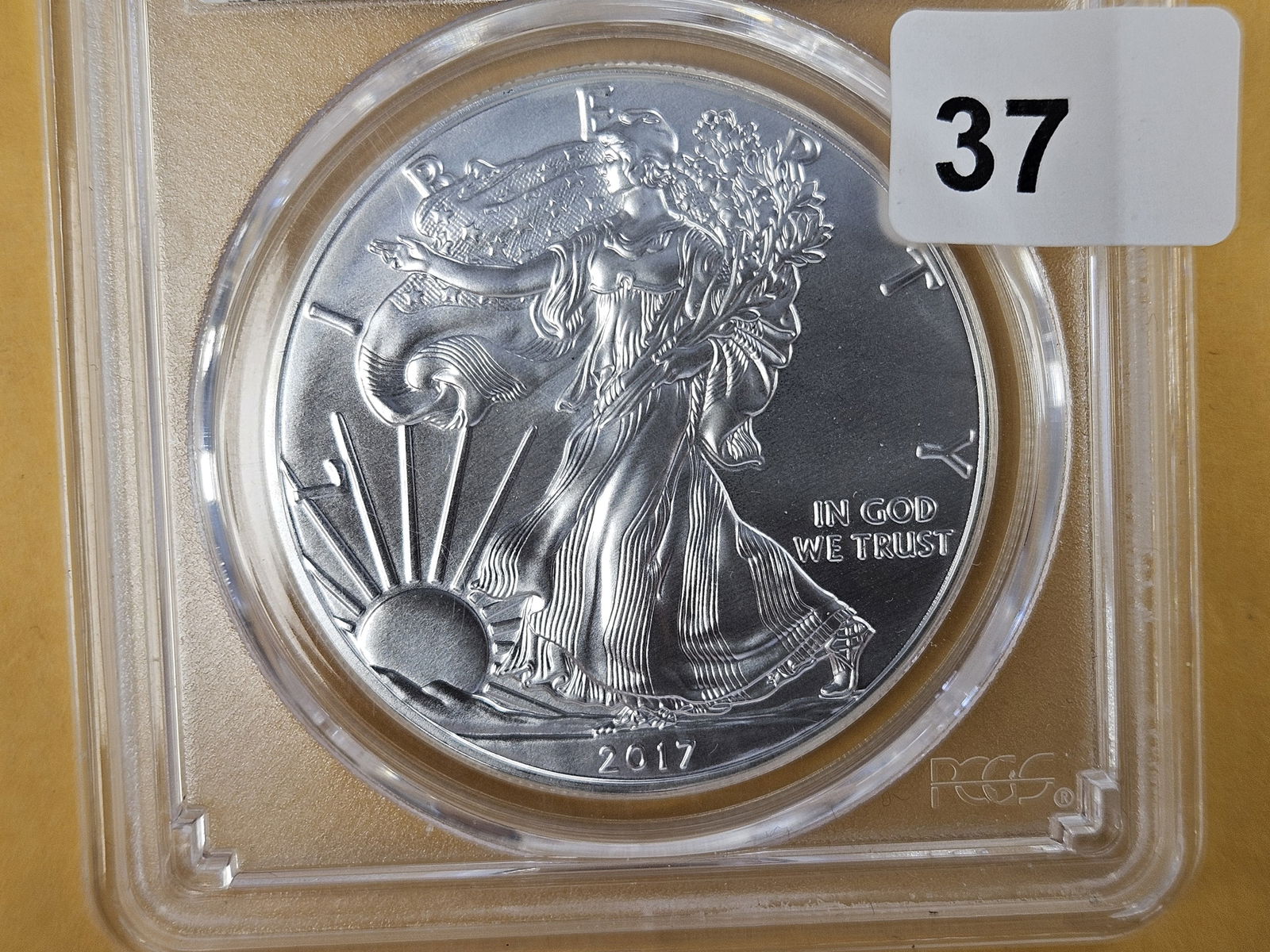 PERFECT! PCGS 2017-(P) American Silver Eagle in Mint State 70 (1 of 3)