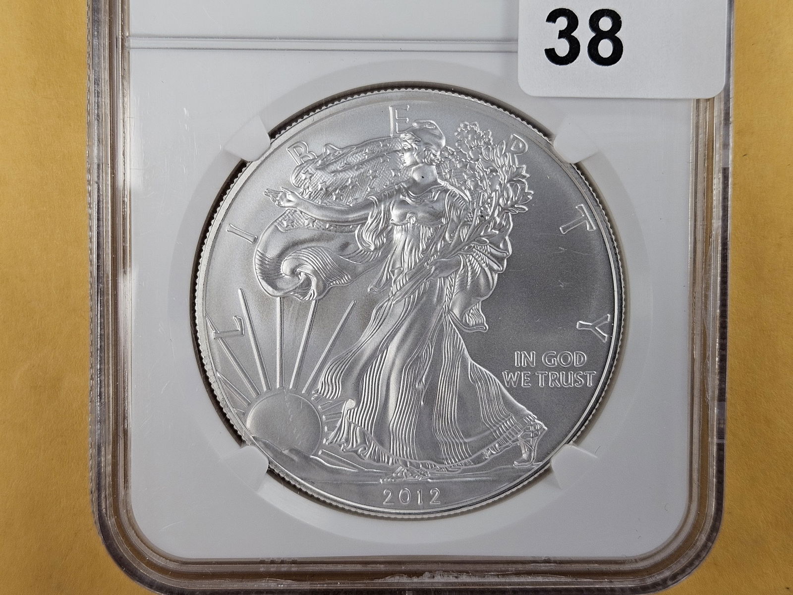 PERFECT! NGC 2012 American Silver Eagle in Mint State 70 (1 of 3)