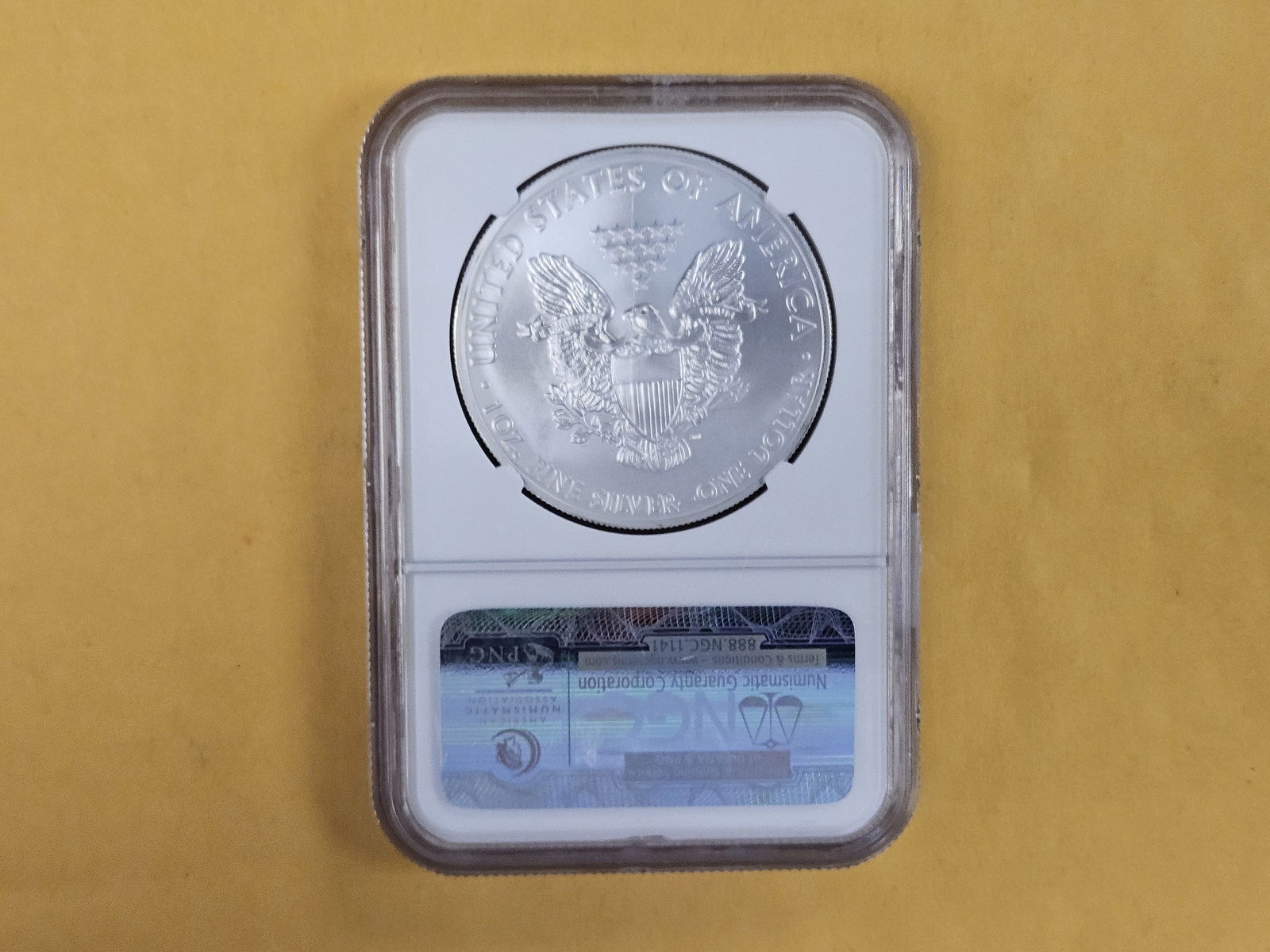 PERFECT! NGC 2012 American Silver Eagle in Mint State 70 - 3