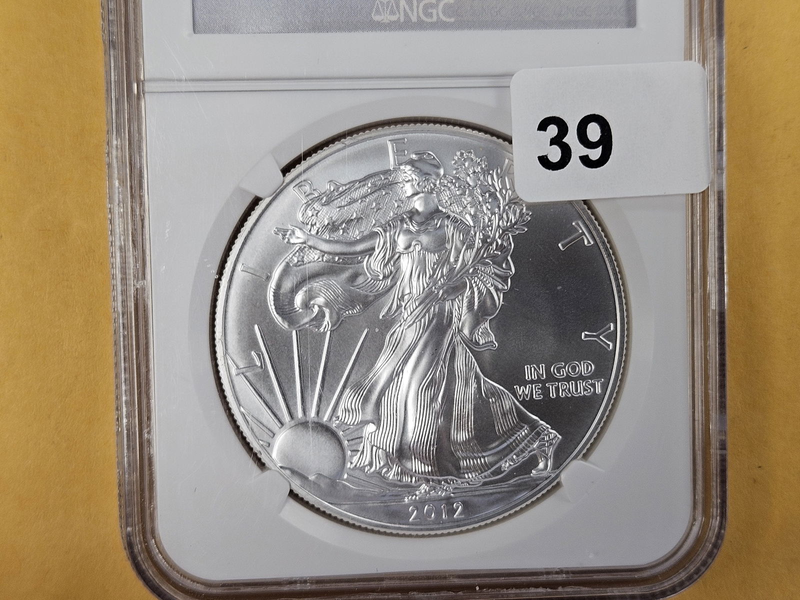 PERFECT! NGC 2012 American Silver Eagle in Mint State 70 (1 of 3)