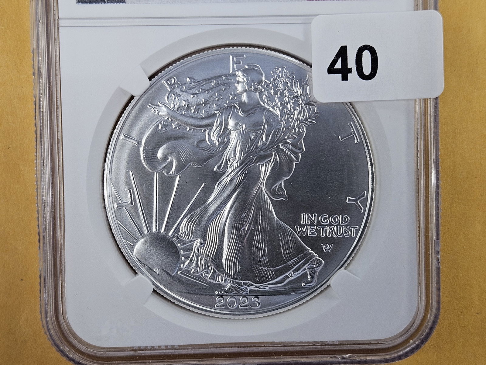 PERFECT! NGC 2023 American Silver Eagle in Mint State 70 (1 of 3)