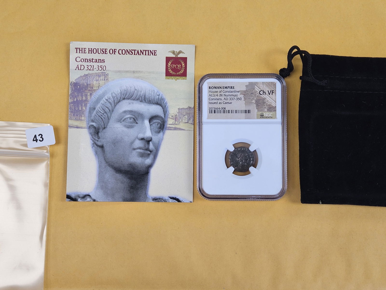 ANCIENT! NGC Constans in Choice Very Fine (1 of 4)