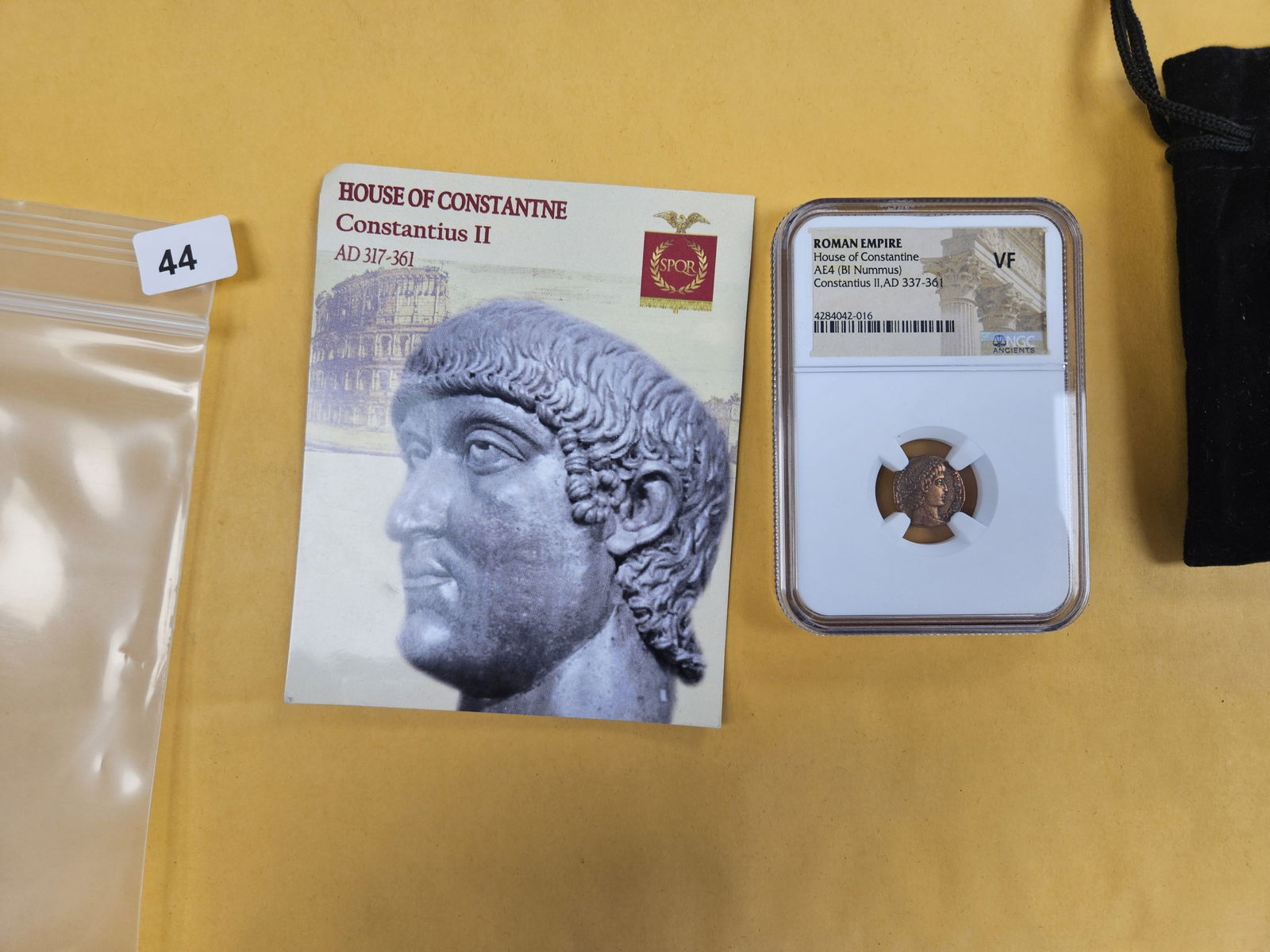 ANCIENT! NGC Constantius II in Very Fine (1 of 3)