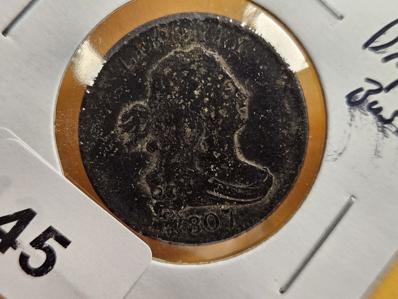 1807 Draped Bust half cent in Very Fine - details (1 of 6)