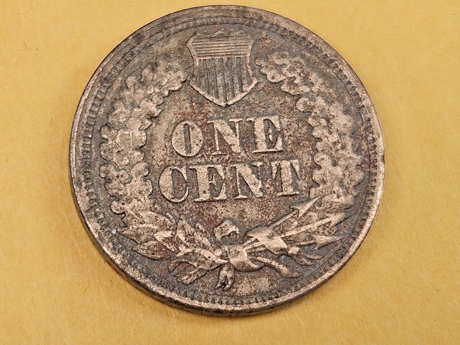 1862 Copper-Nickel Indian Cent in Extra Fine - details - 5