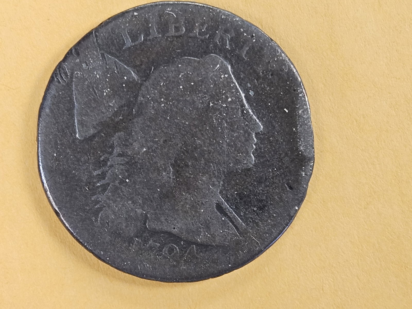 ** Scarce ** 1794 Liberty Cap Large Cent - 3