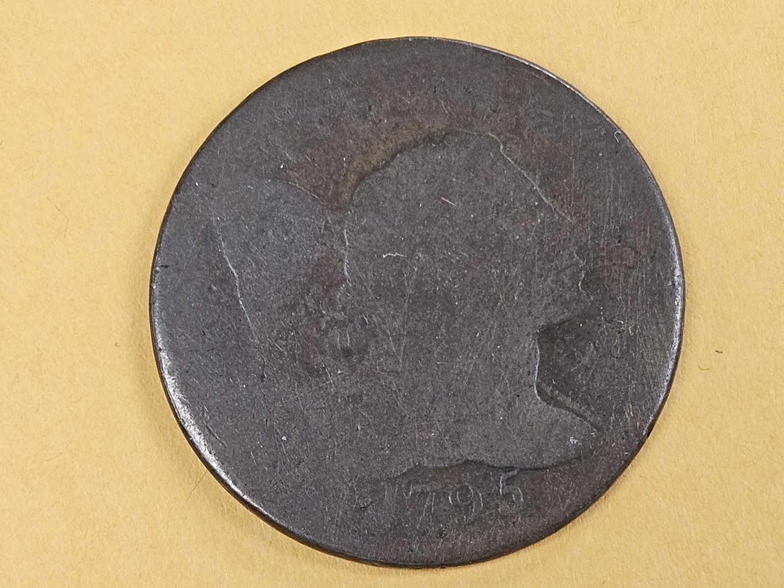 ** Scarce ** 1795 Liberty Cap Large Cent (1 of 5)