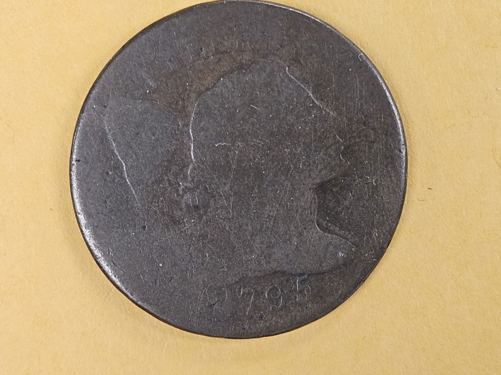 ** Scarce ** 1795 Liberty Cap Large Cent - 3