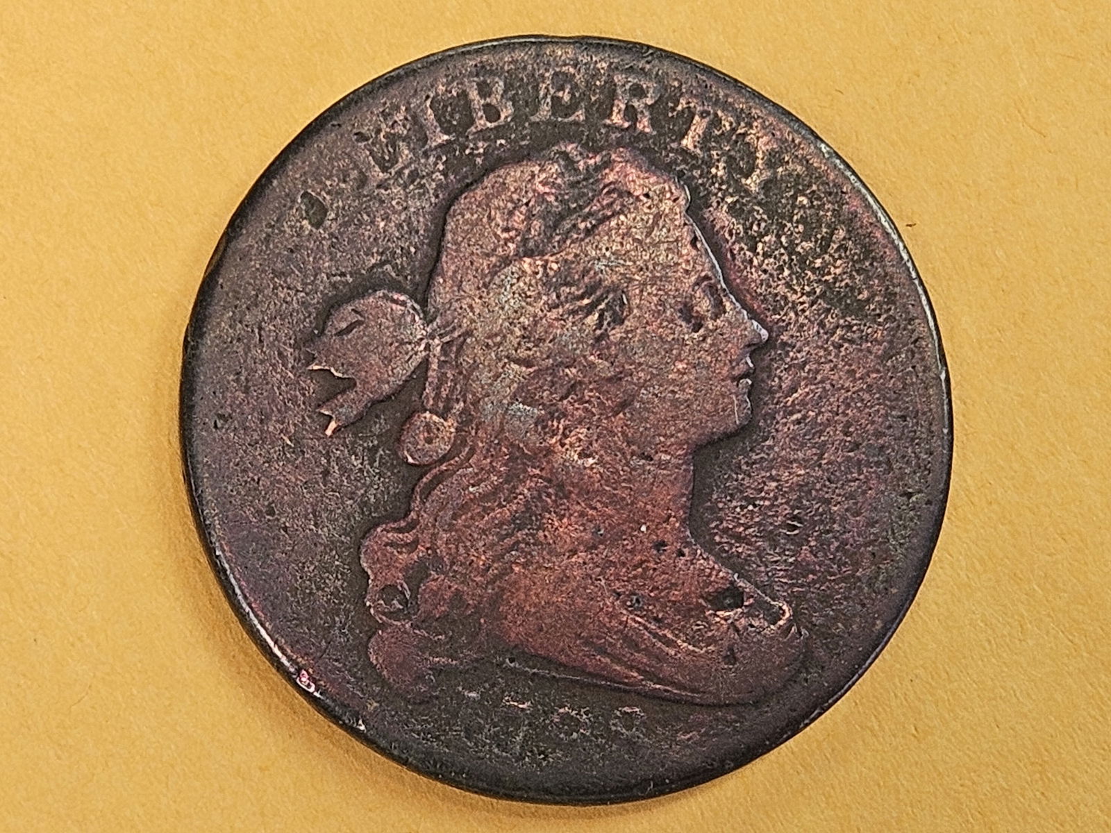 1798 Draped Bust Large Cent - 3