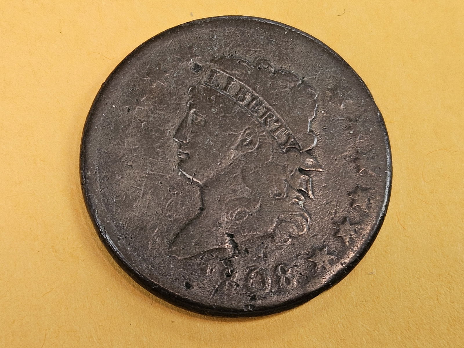 1808 Classic Head Large Cent (1 of 6)