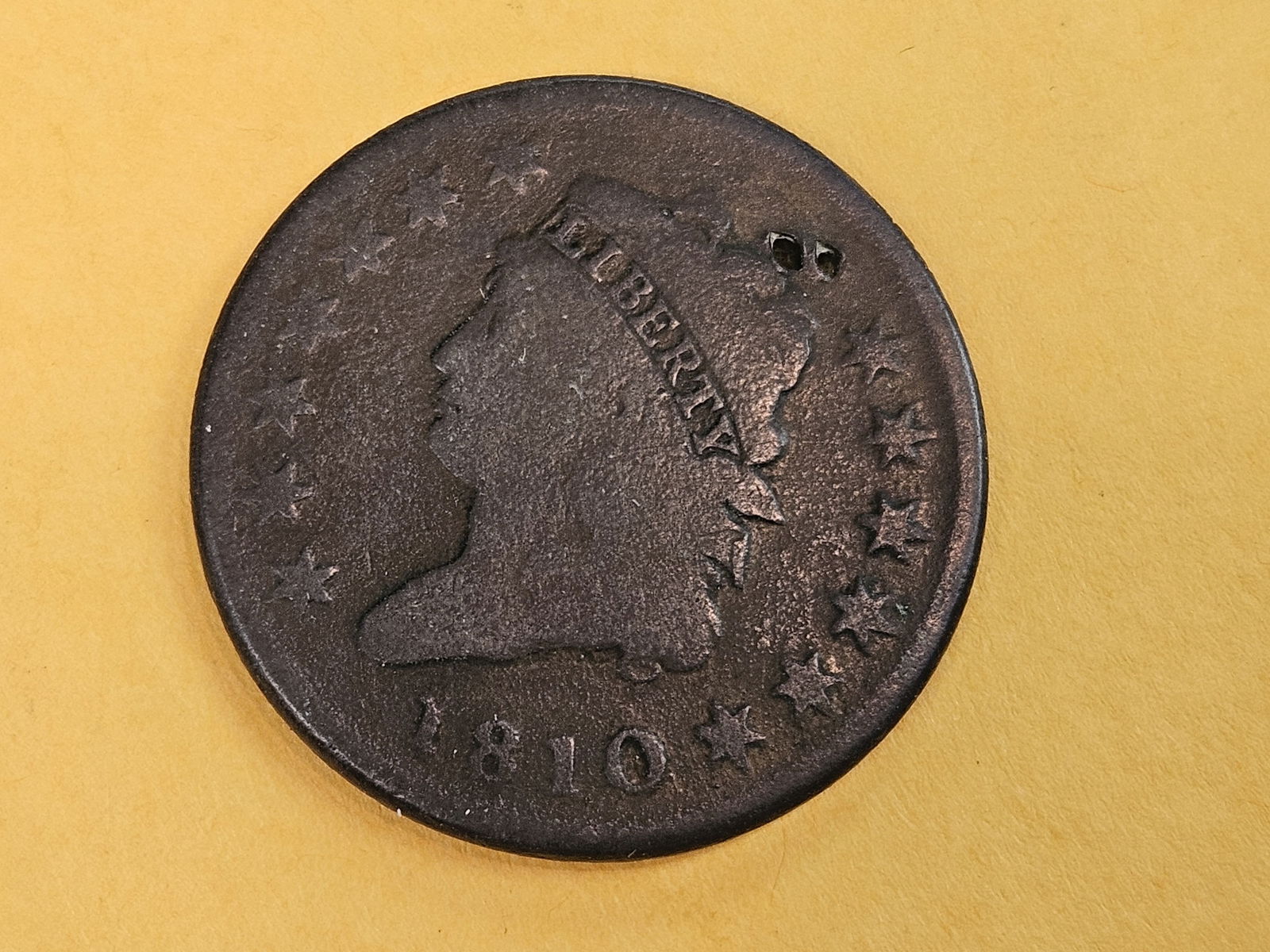 1810 Classic Head Large Cent: Looks in Good to Very Good 