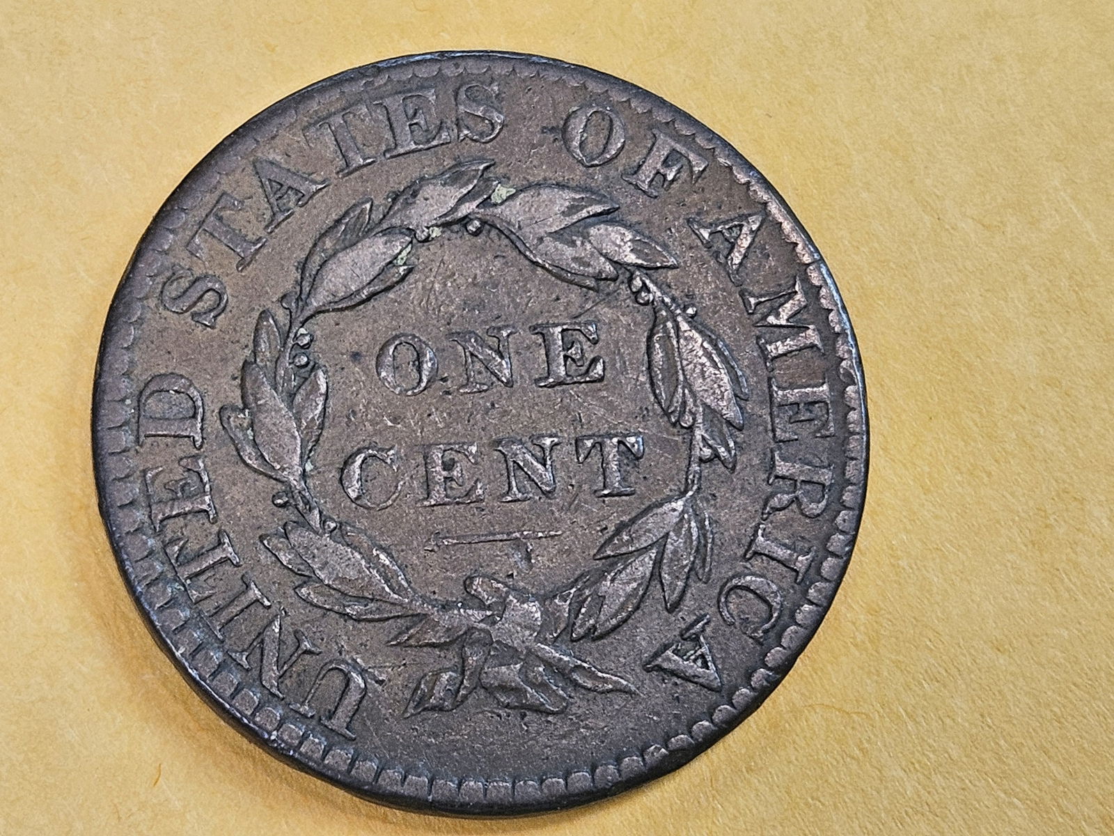 1825 Coronet Head Large Cent - 3