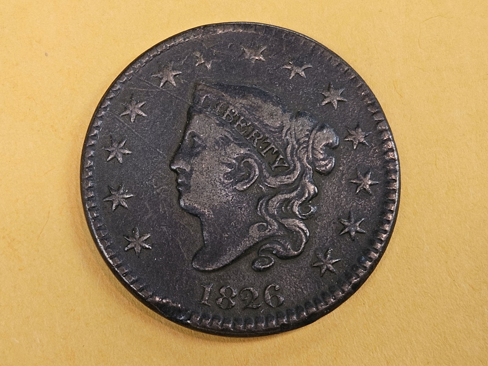 1826 Coronet Head Large Cent (1 of 5)