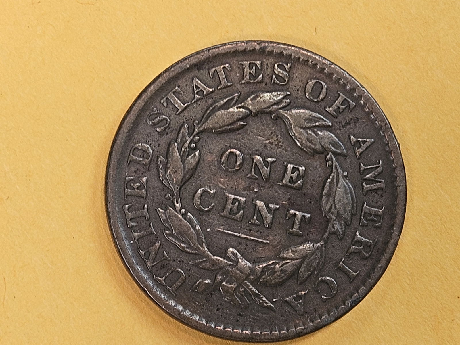 1833 Coronet head Large cent in Fine plus - 5