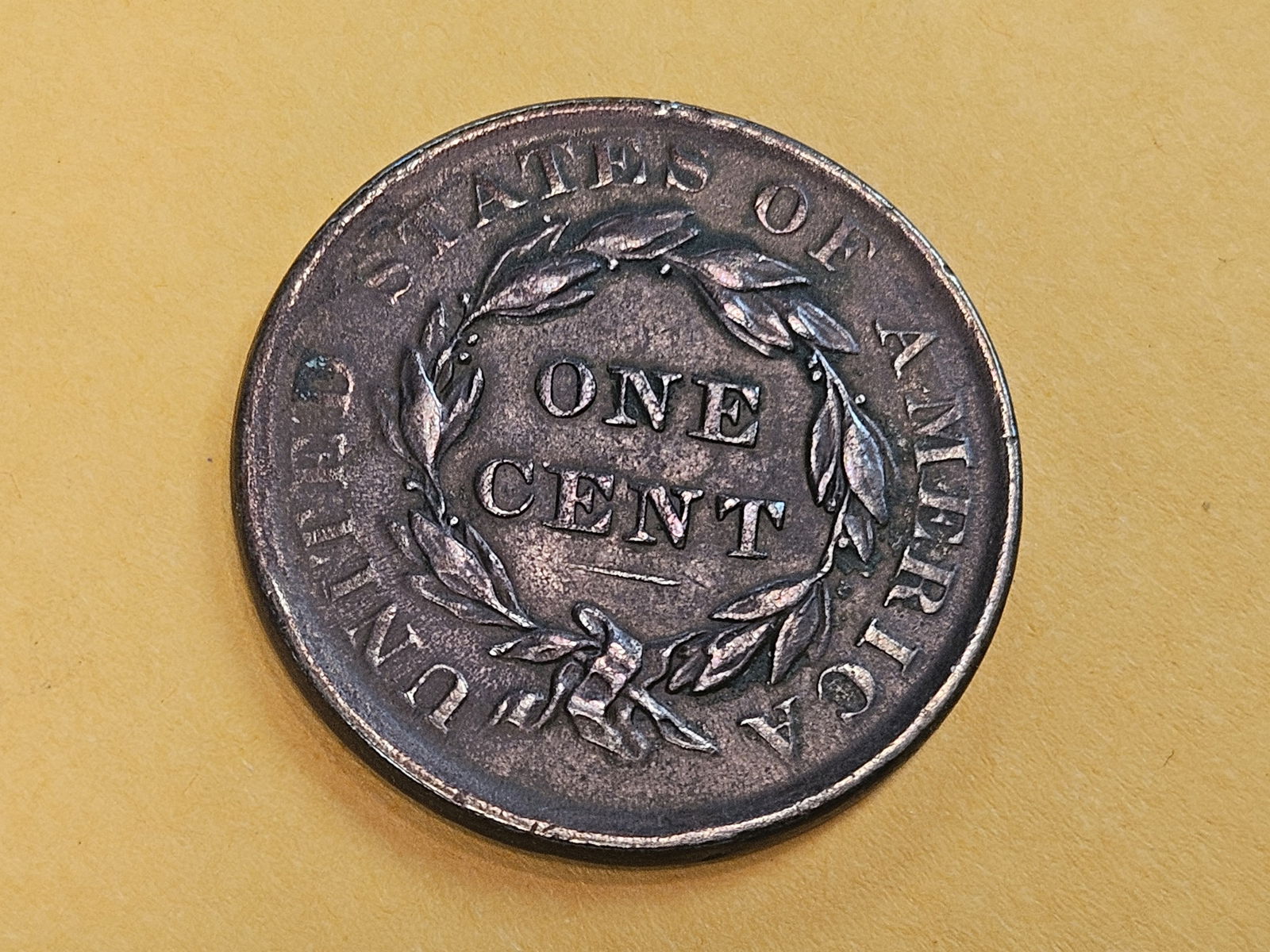 1837 Plain Cord Coronet Head Large Cent in Very Fine - 4