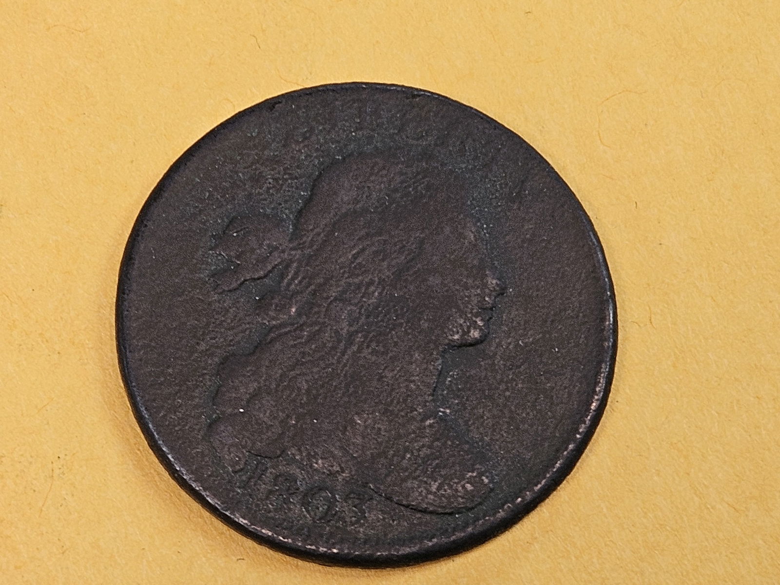 1803 Draped Bust Large Cent in Fine Plus - details (1 of 6)