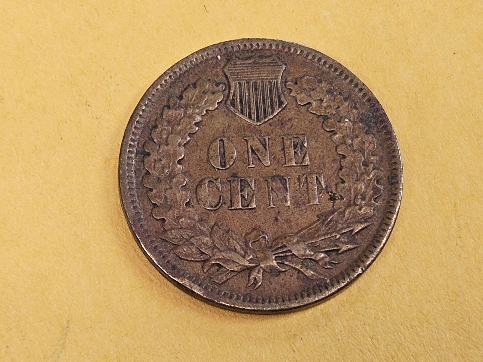 1882 Indian cent in Extra Fine - 4
