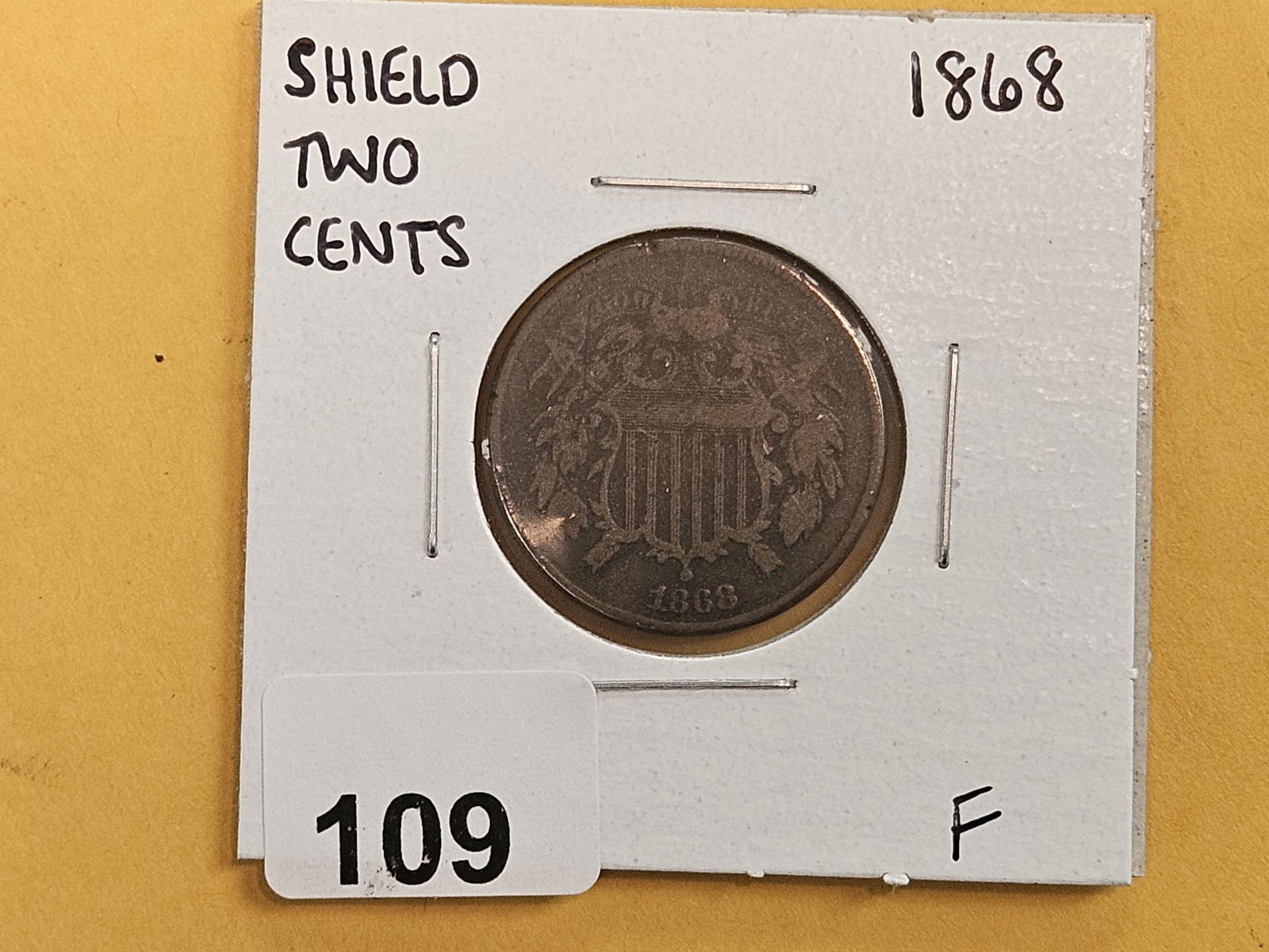 1868 Two Cent piece - 2