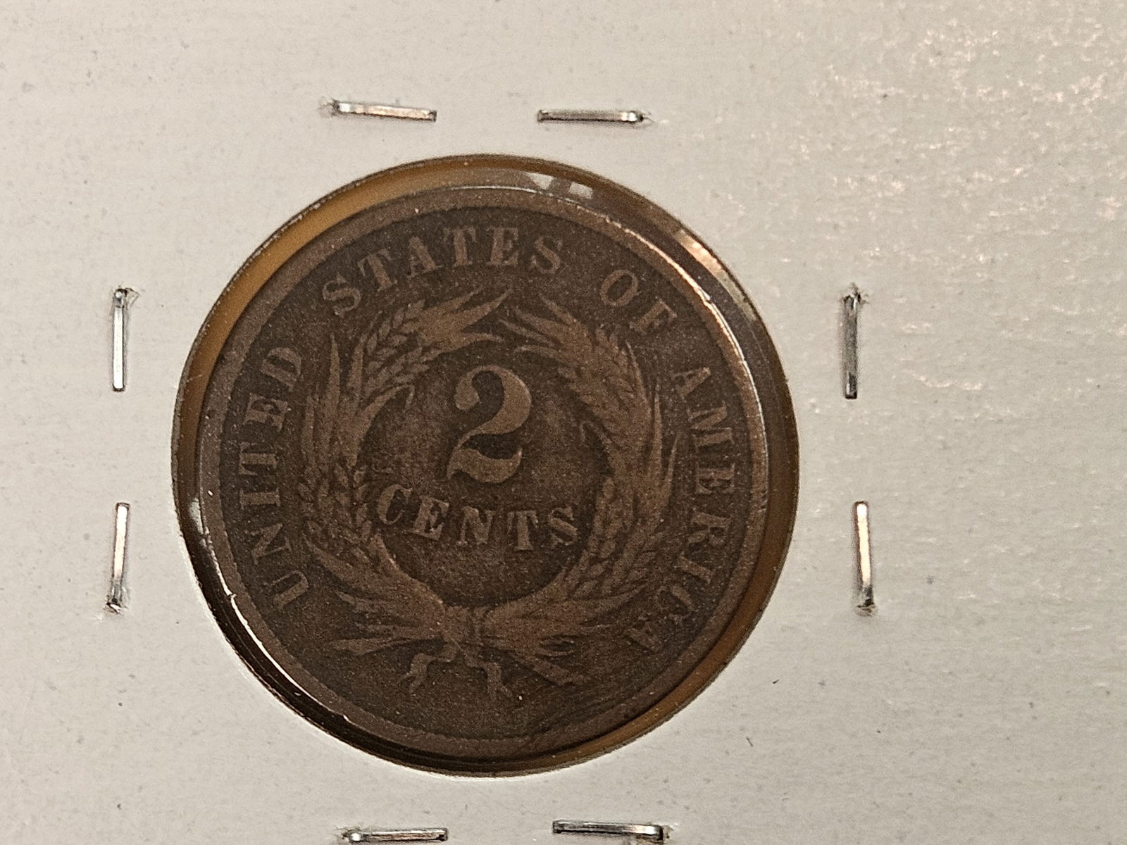 1868 Two Cent piece - 3