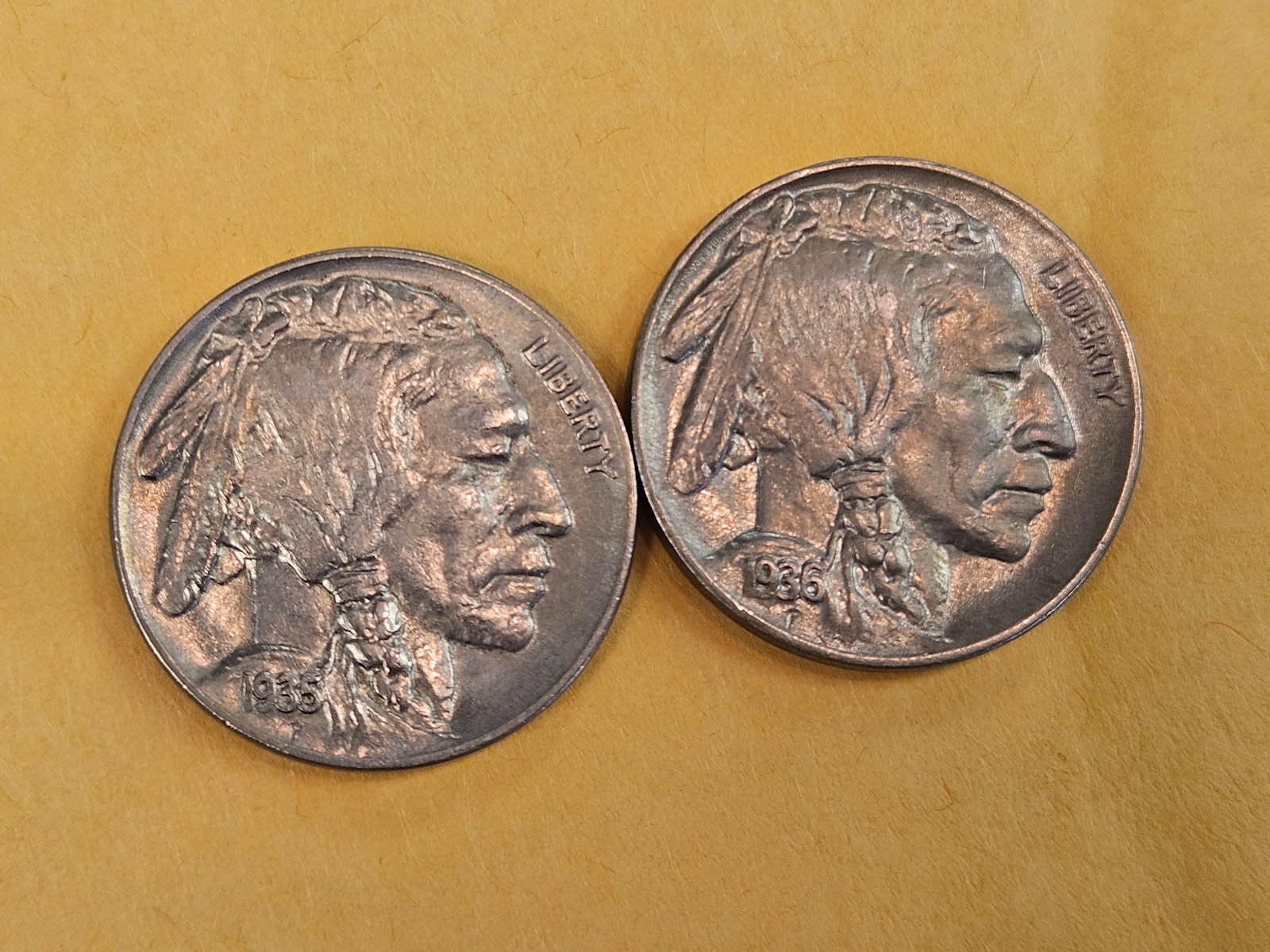 Two Choice Brilliant Uncirculated Buffalo Nickels (1 of 5)