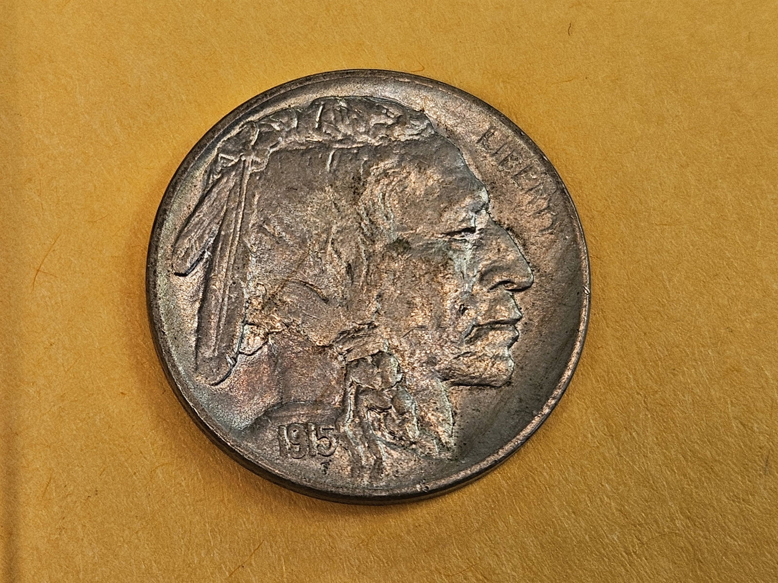Choice Brilliant Uncirculated 1915 Buffalo Nickel: Pretty decent 