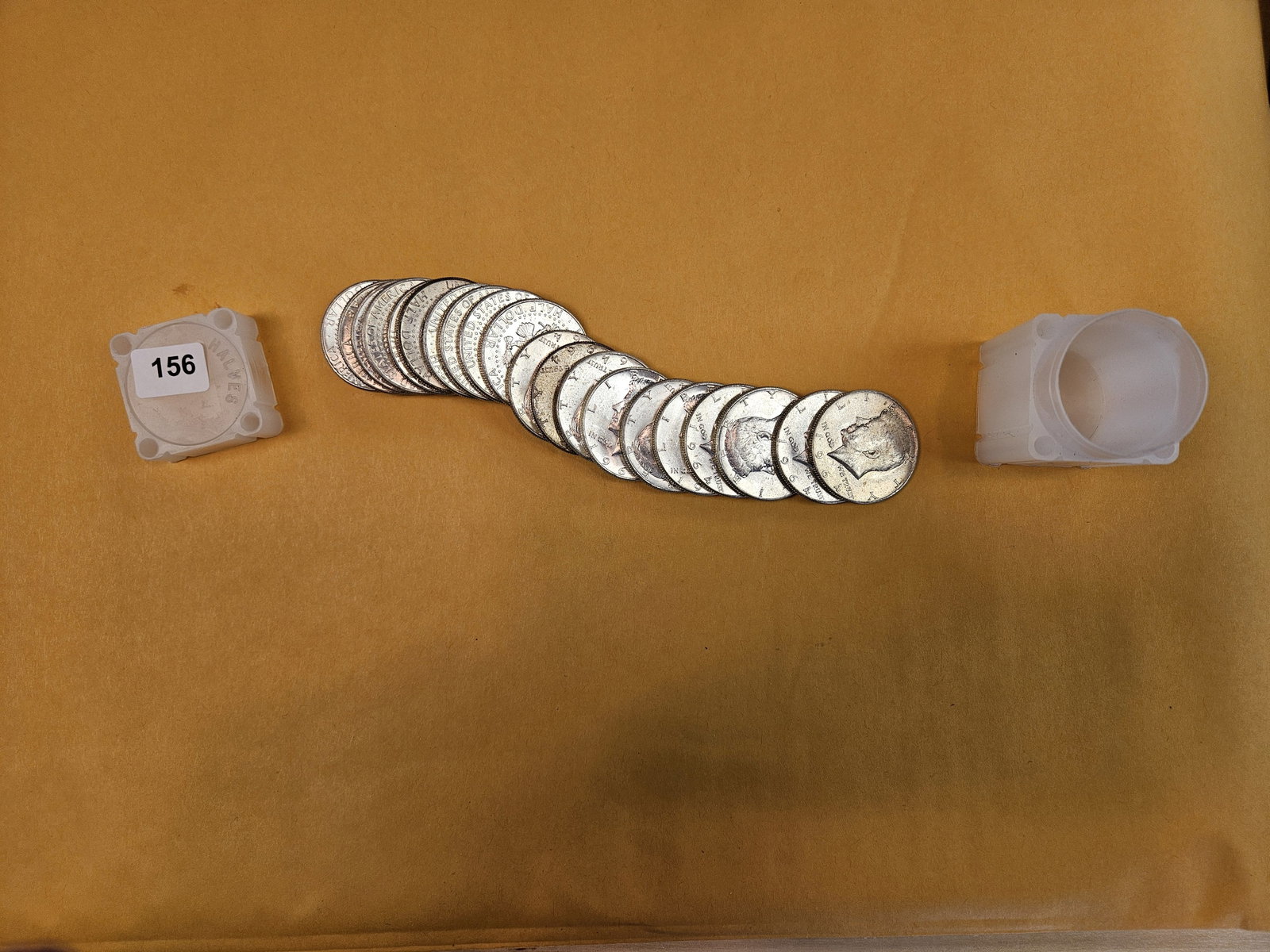 ** FULL ROLL ** Brilliant Uncirculated 1964 Silver Kennedy Half Dollars (1 of 4)