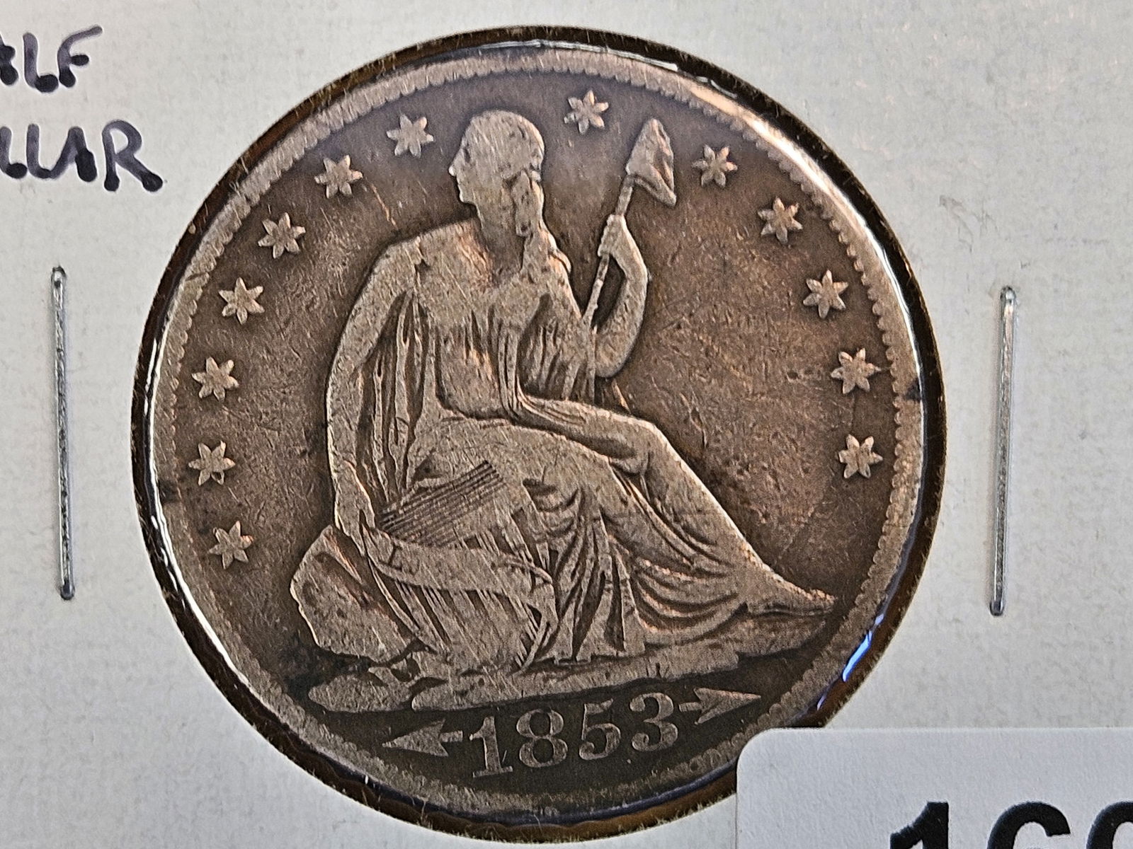 Better date 1853-O Seated Liberty silver Half Dollar (1 of 3)