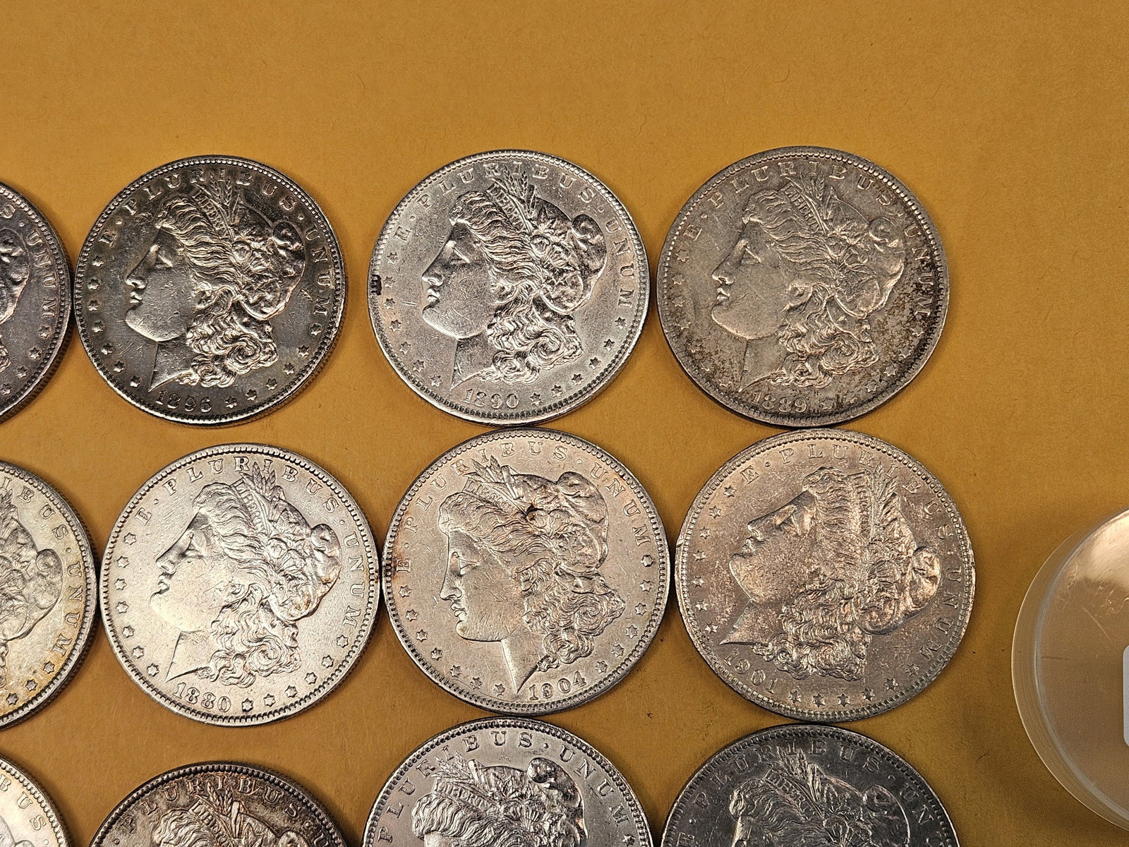 ** FULL ROLL ** Twenty Morgan Silver Dollars - 4