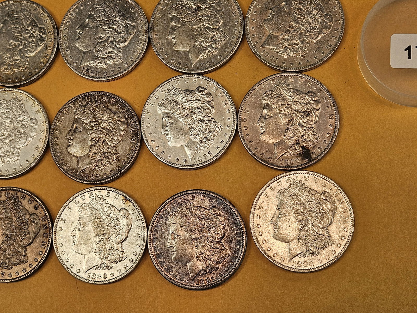 ** FULL ROLL ** Twenty Morgan Silver Dollars - 7